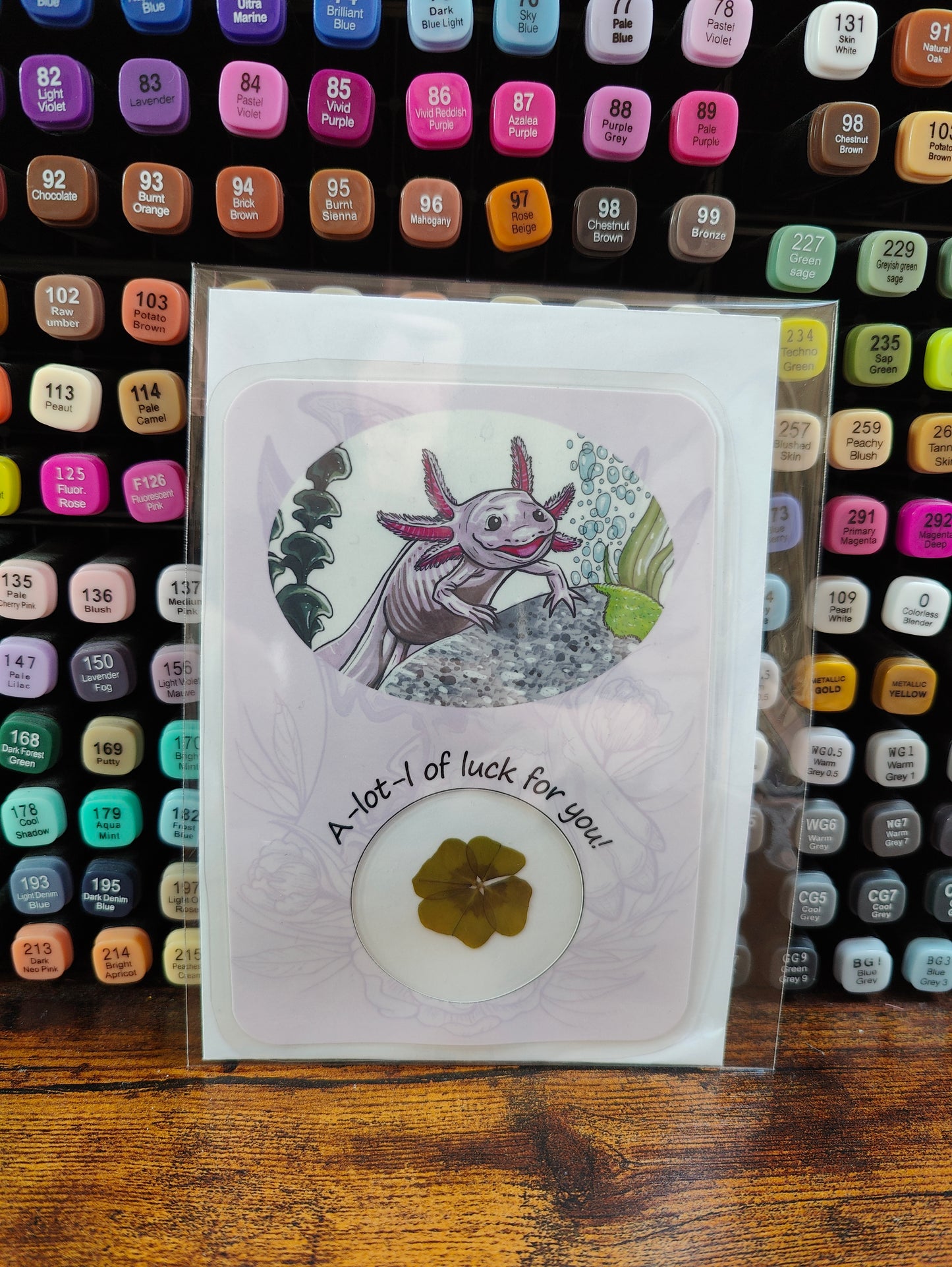 Lucky card: Axolotl