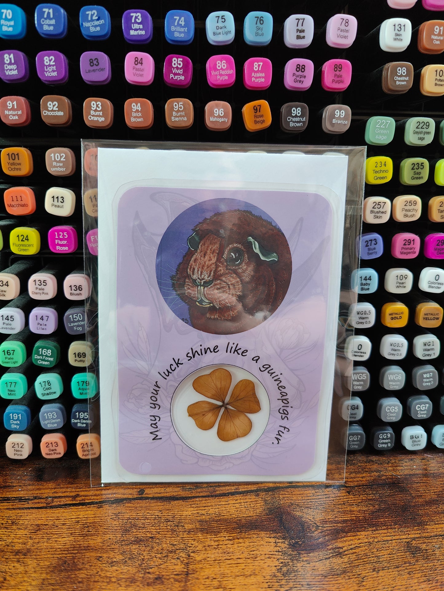 Lucky card: Guineapig