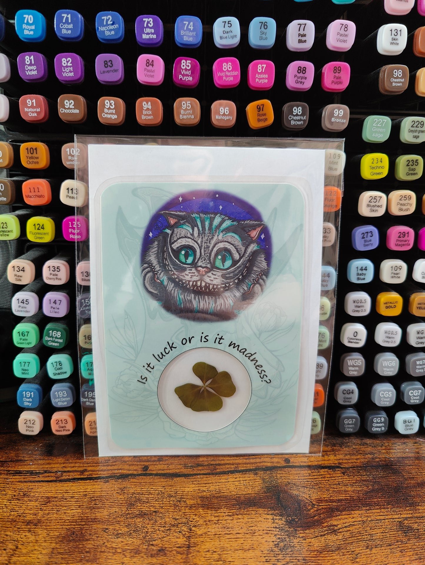 Lucky card: Chesire cat