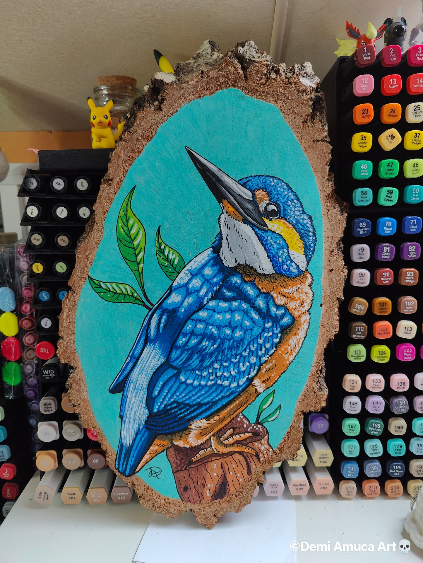 Woodpaint: King Fisher