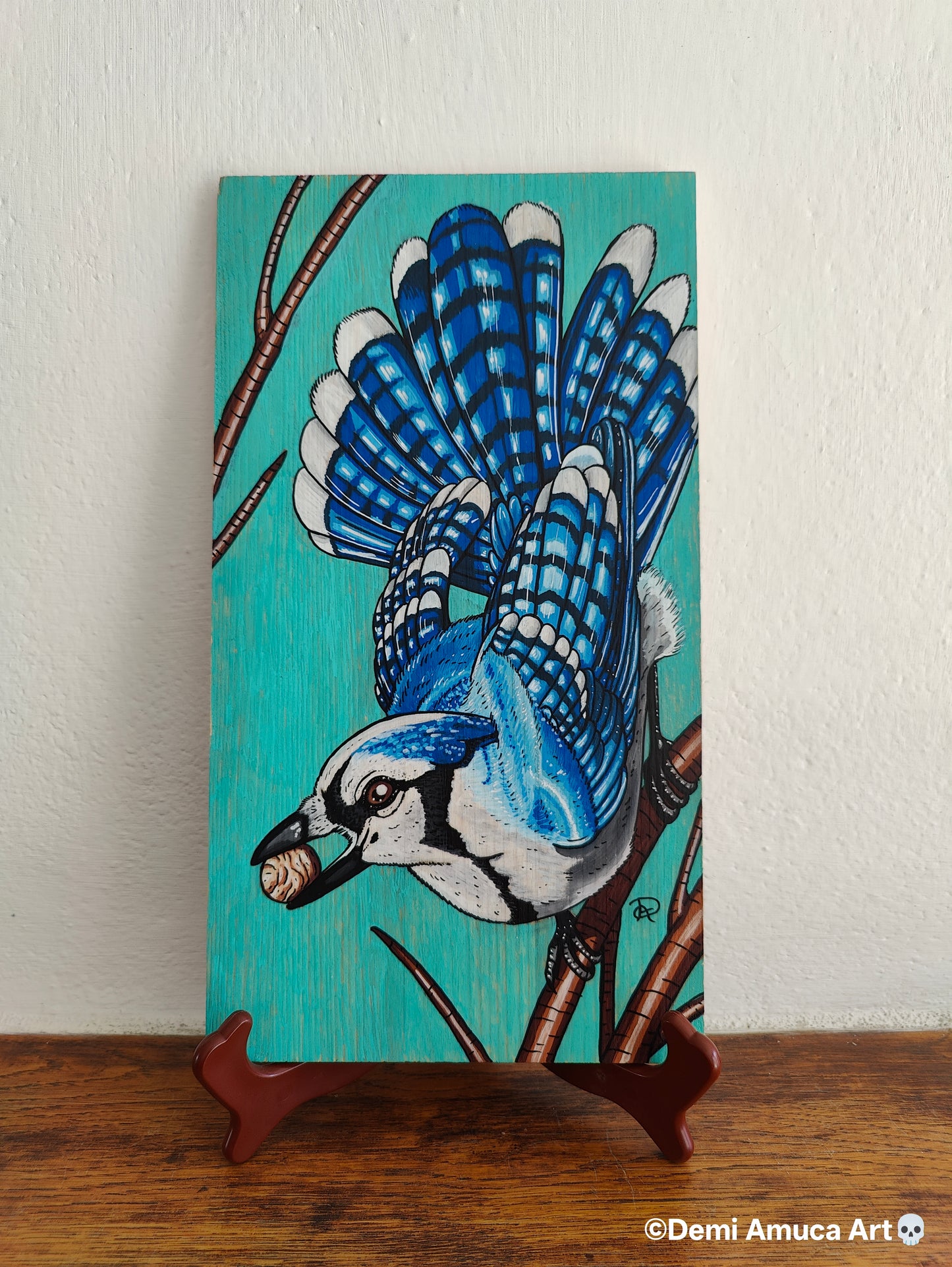 Woodpaint: Blue Jay