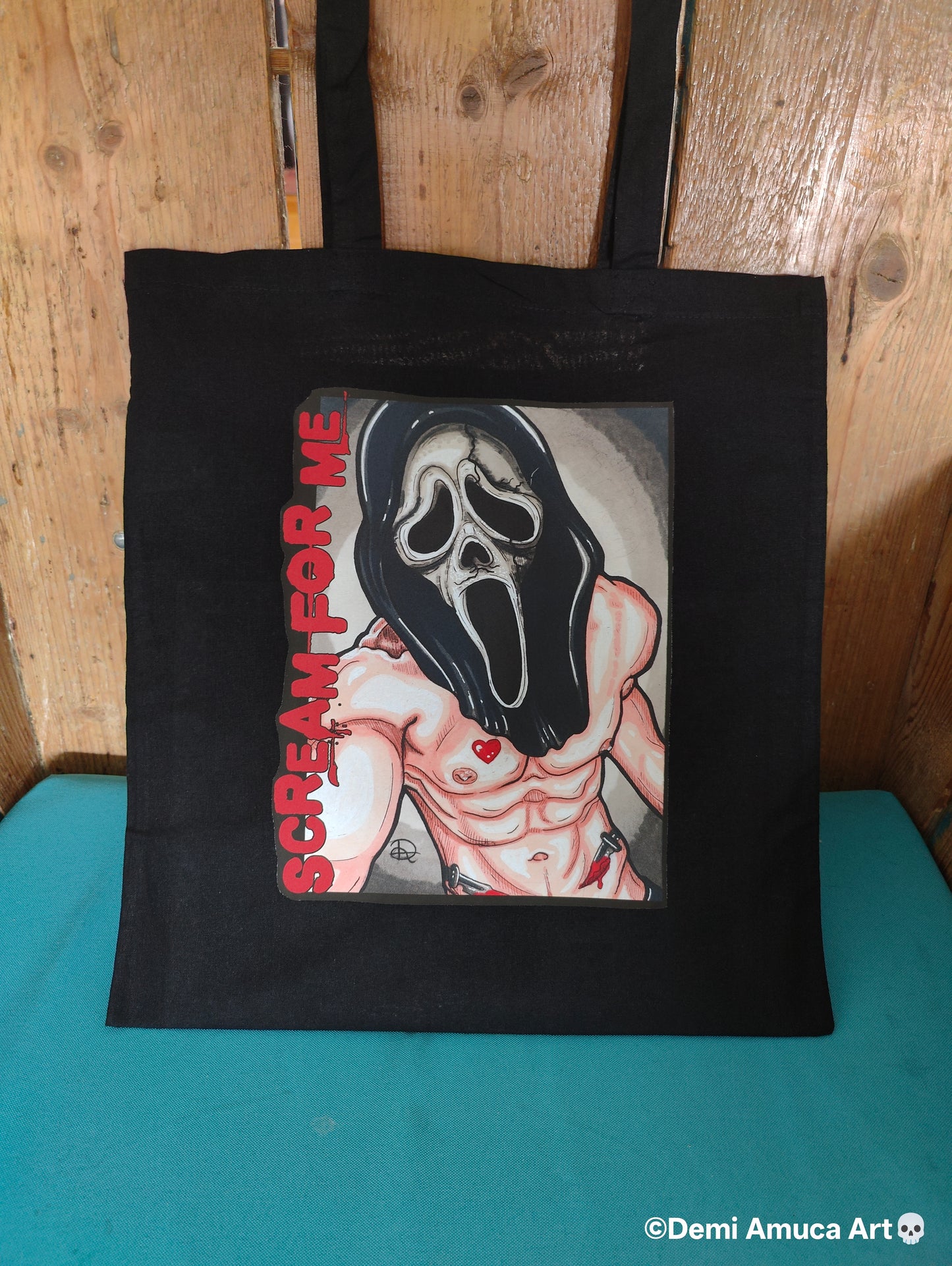 Ghost Face Totebag