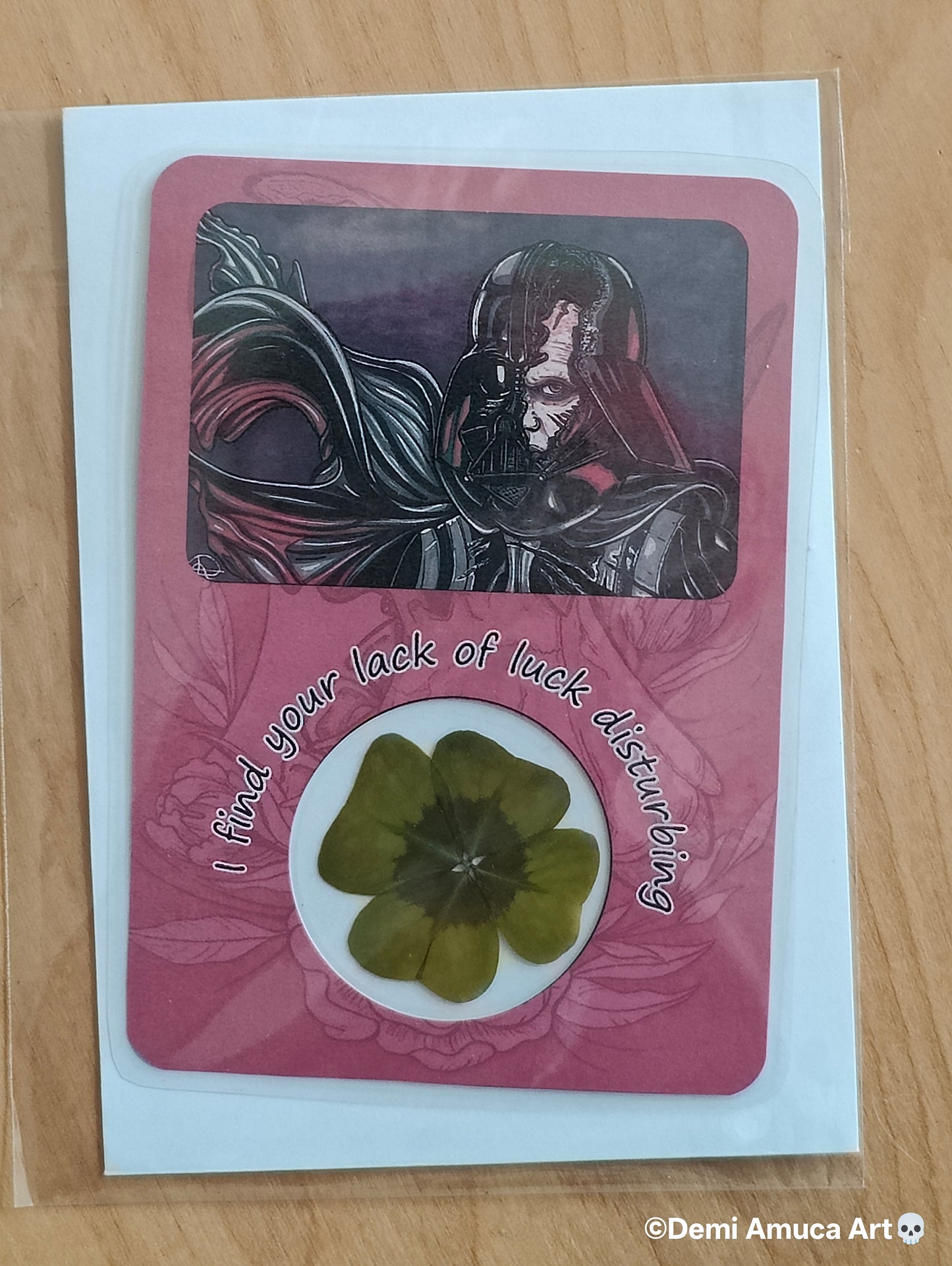Lucky card: Darth Vader