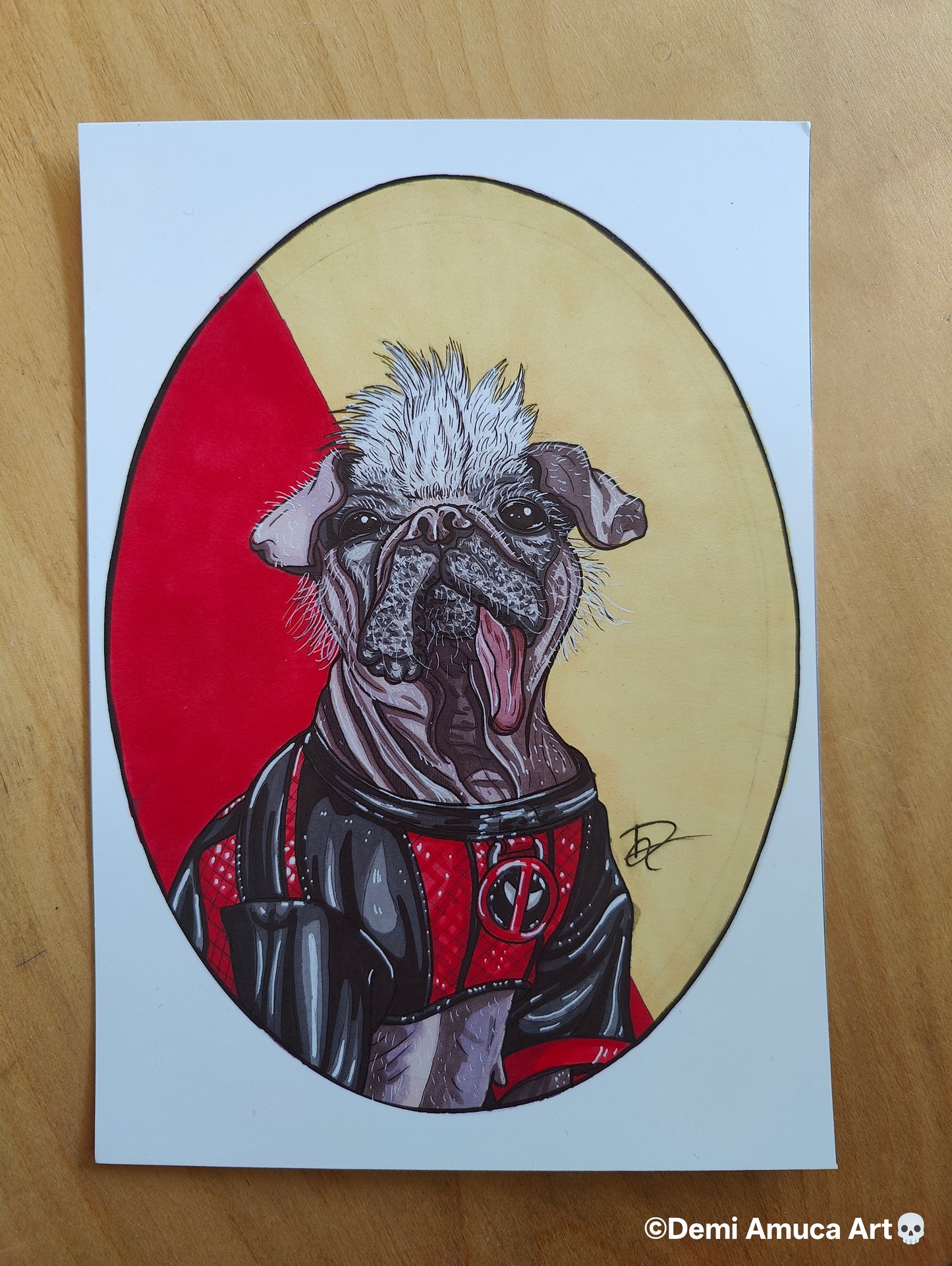 A5 Art print Dogpool