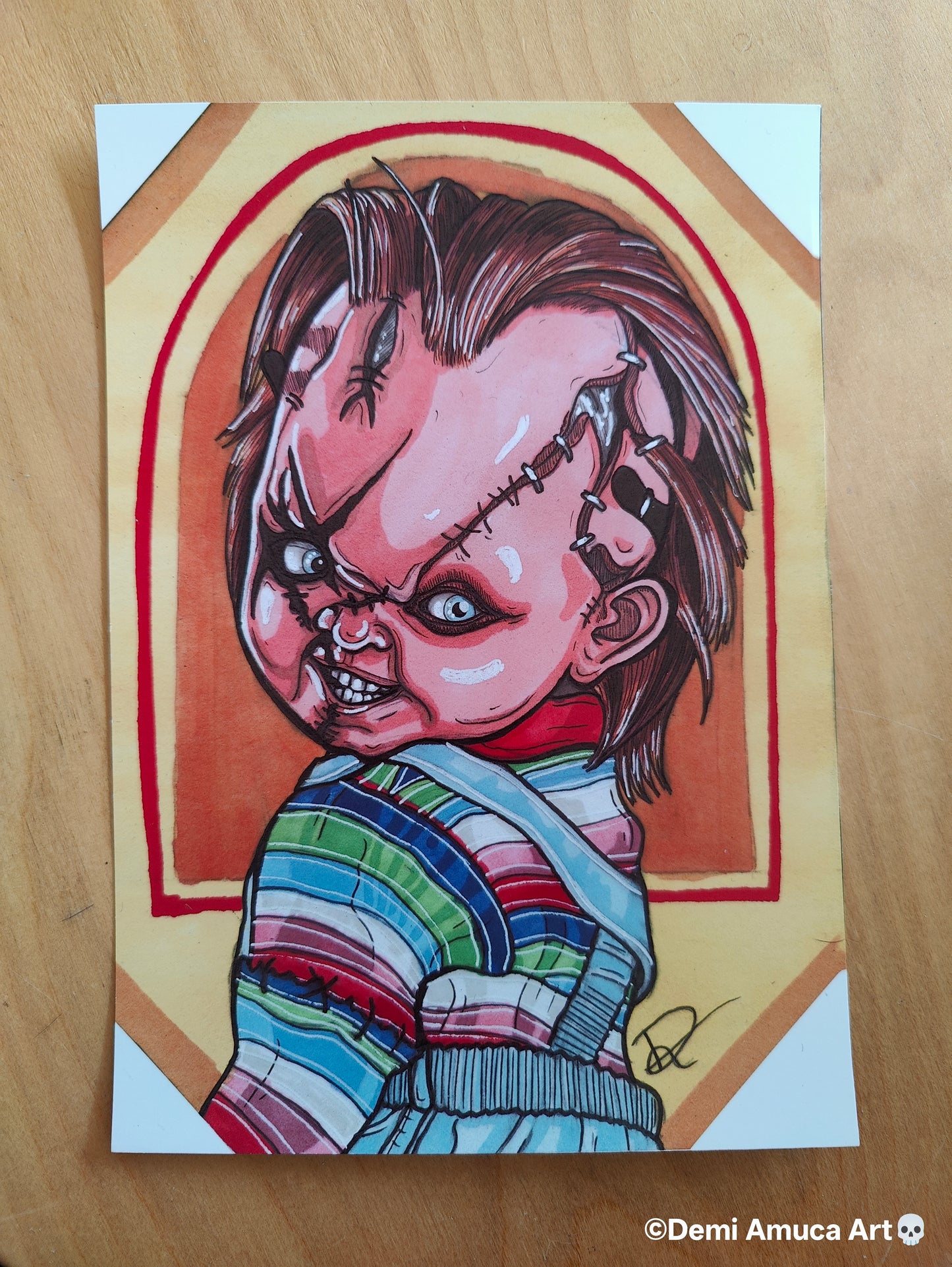A5 Art print Chucky