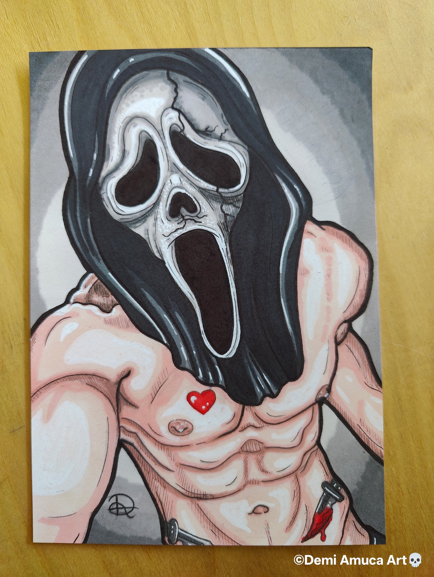 A5 Art print Ghost Face