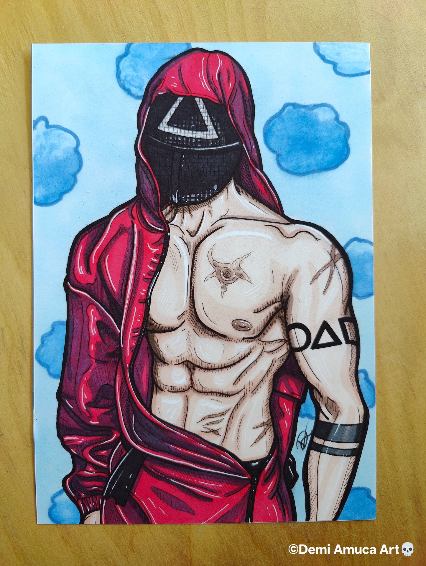 A5 Art print Pink Guard