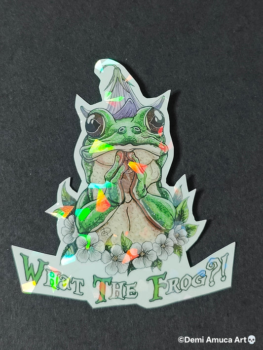 Sticker What the Frog?!