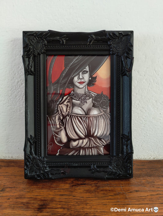 Framed Art Print Lady Dimitrescu