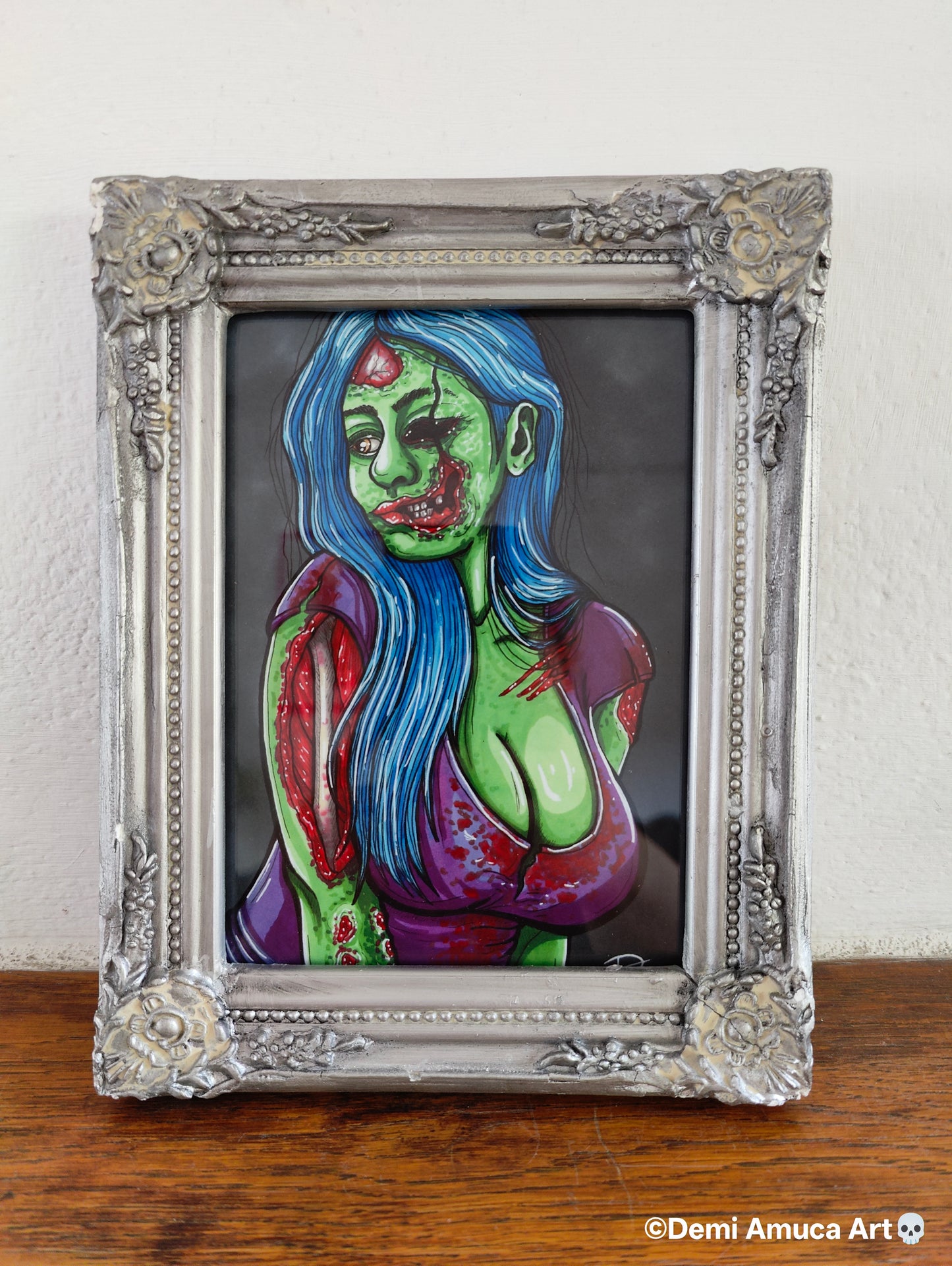 Framed Art Print Zombie Girls (Both versions!)