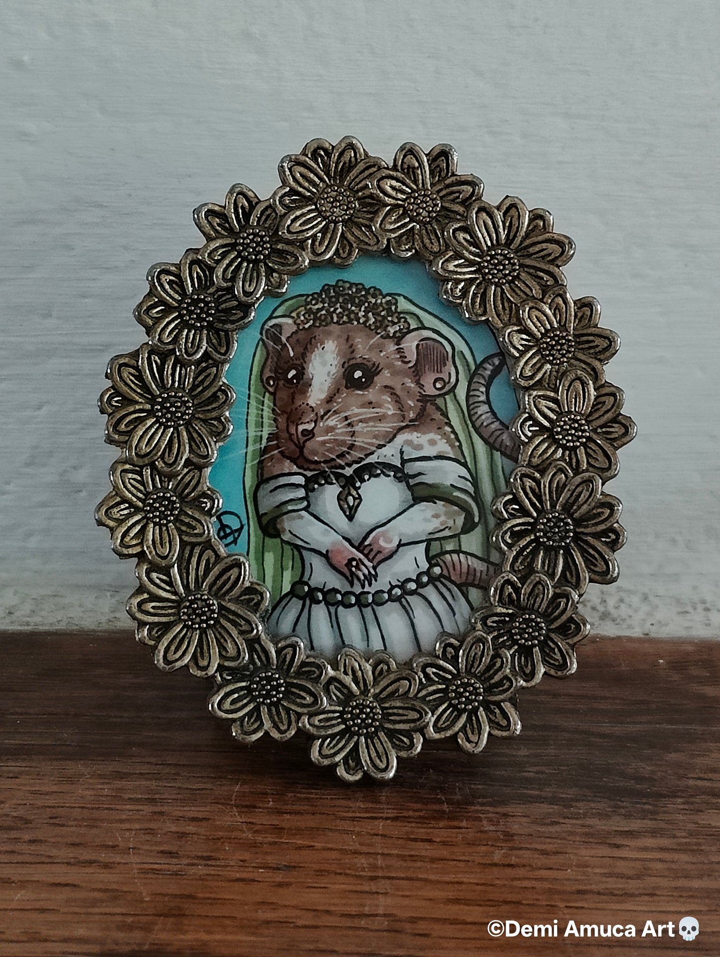 Framed Art Print Rat Wedding