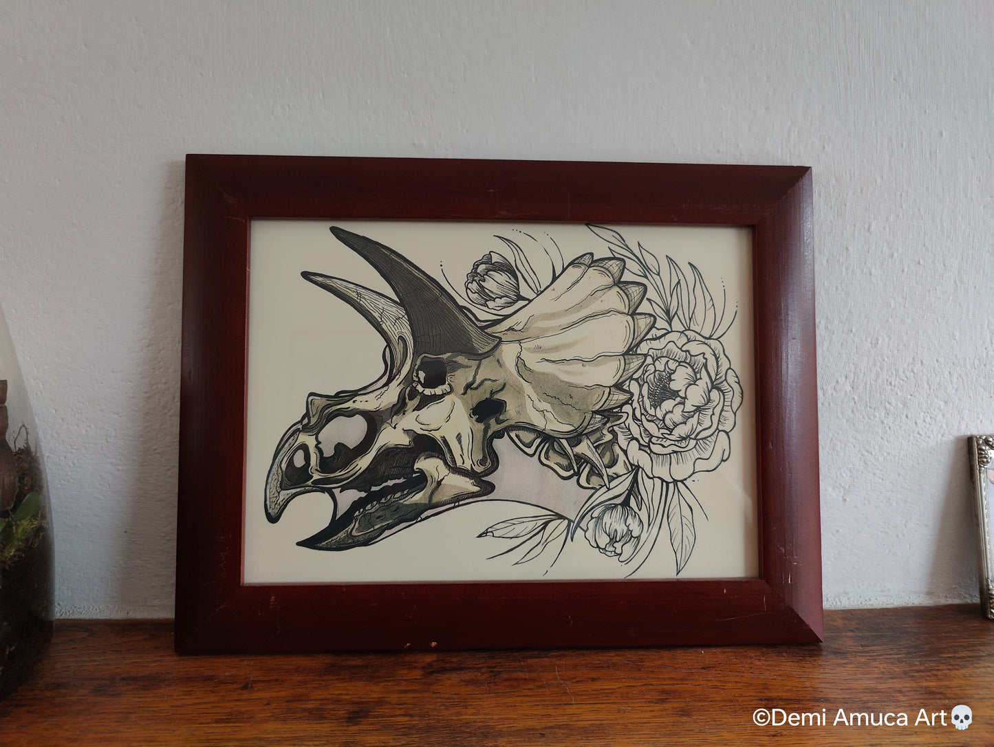 Framed Art Print Triceratops Logo (SPECIAL DEAL)