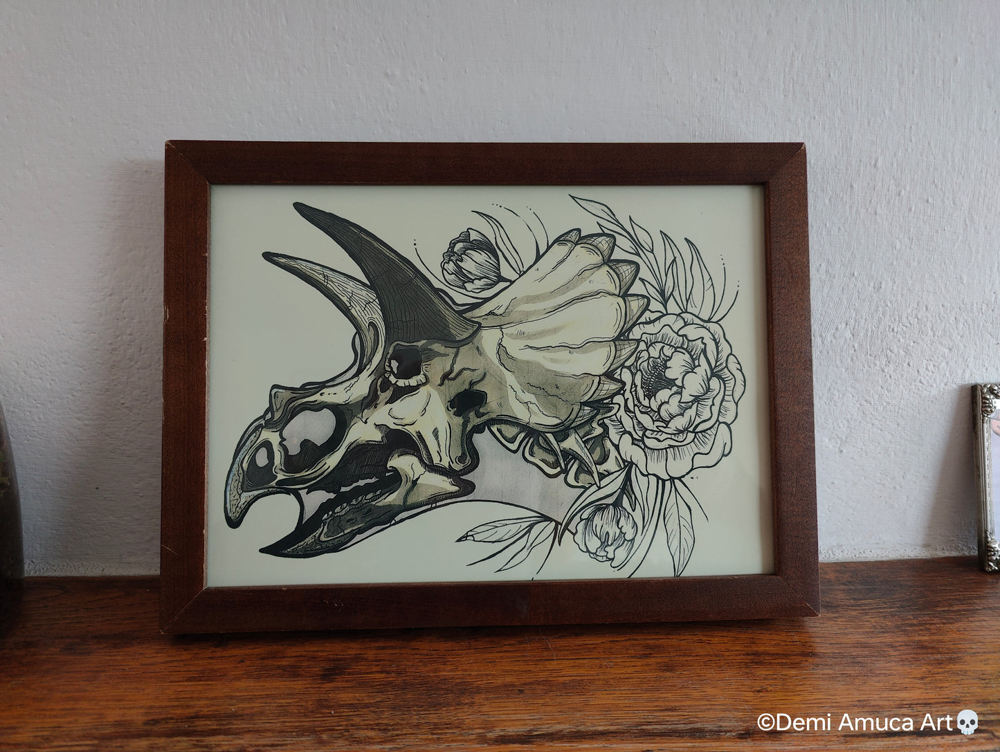 Framed Art Print Triceratops Logo (SPECIAL DEAL)