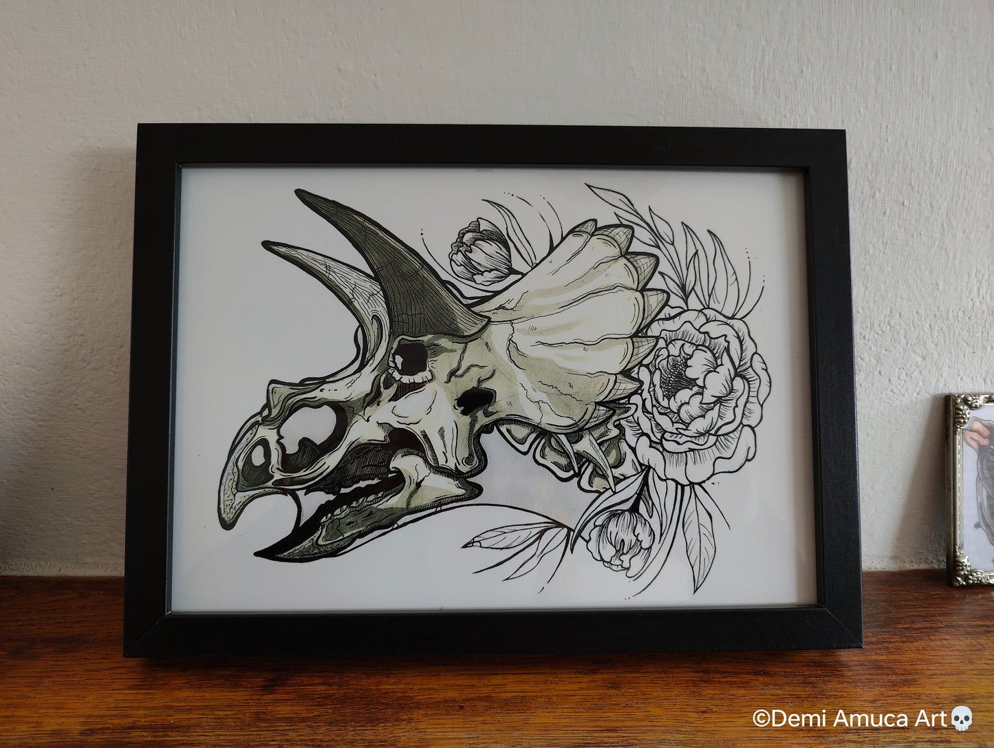Framed Art Print Triceratops Logo (SPECIAL DEAL)