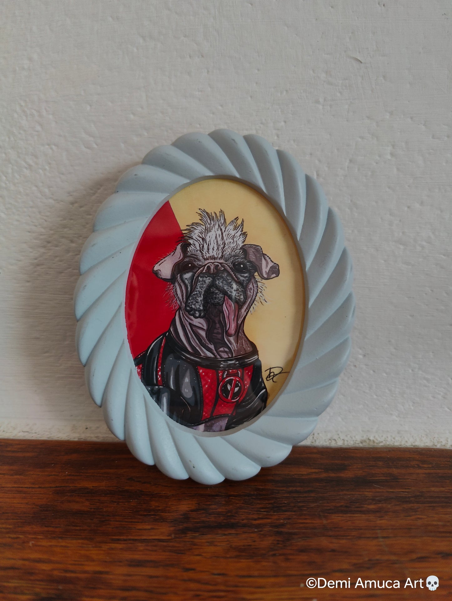 Framed Art Print Dogpool