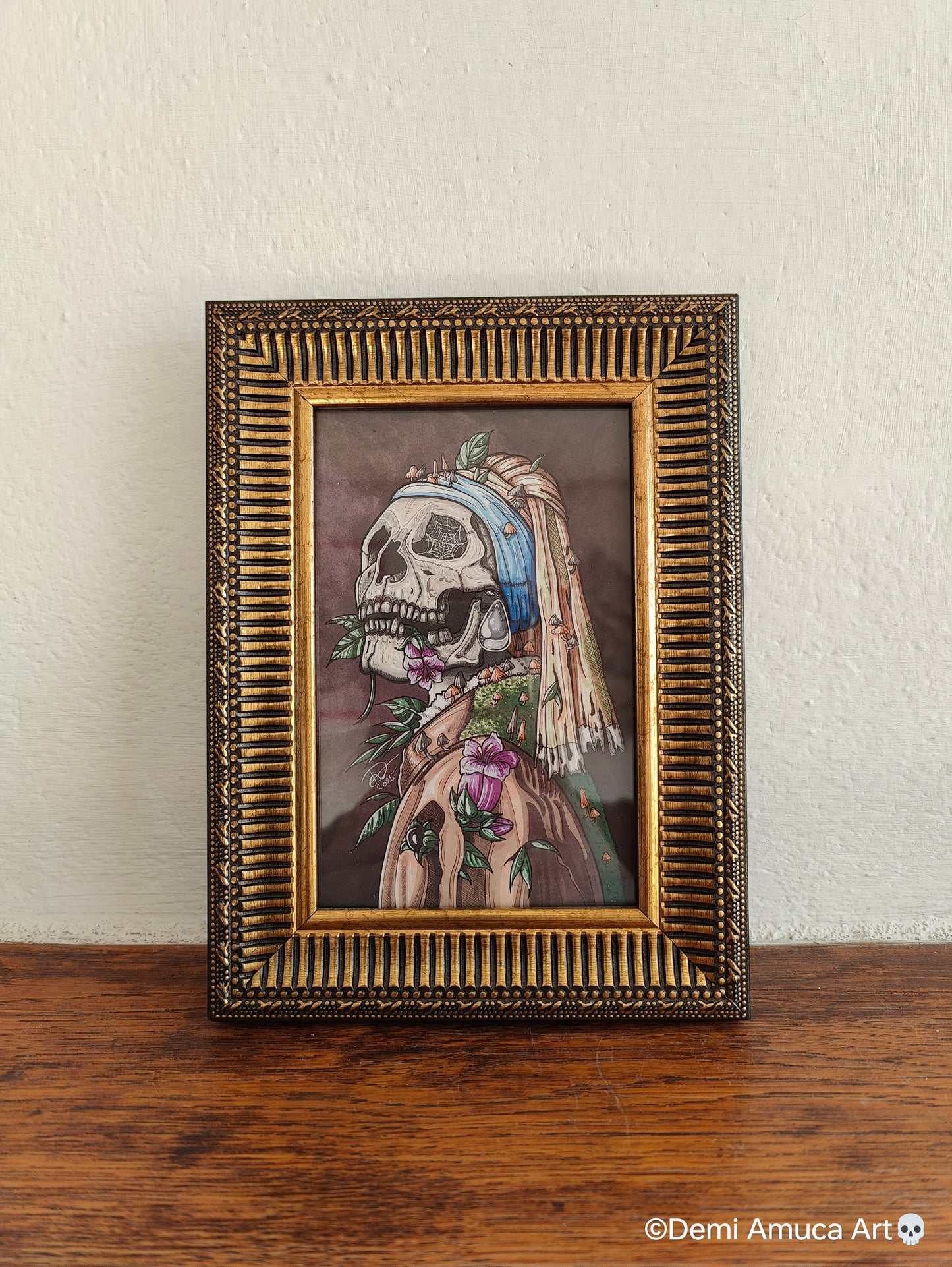 Framed Art Print: My Girl in Decay