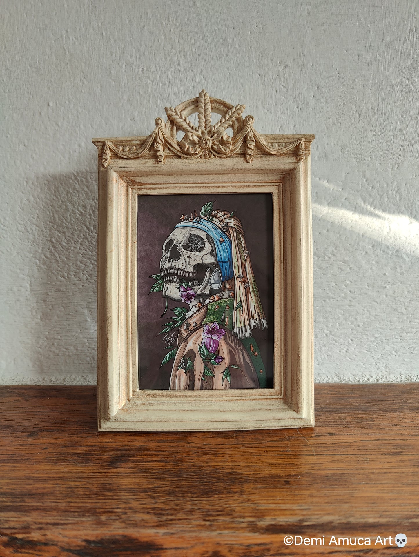 Framed Art Print: My Girl in Decay