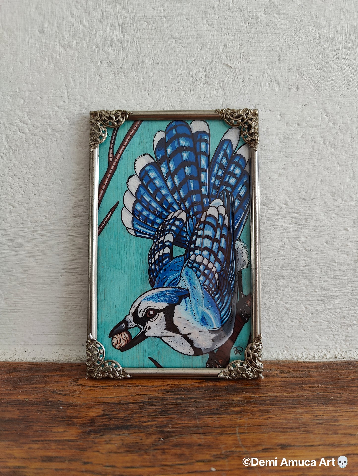Framed Art Print: Blue Jay