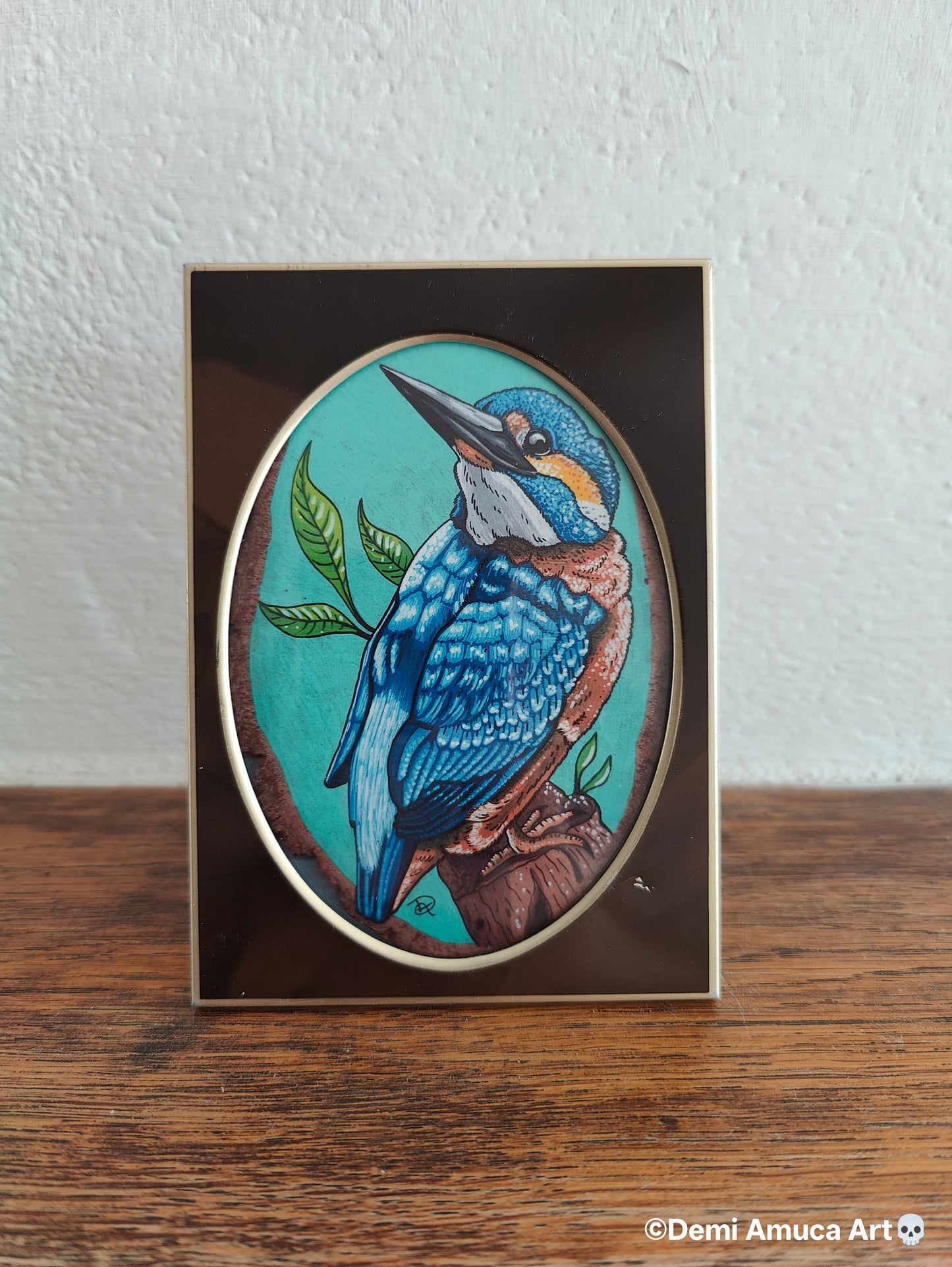 Framed Art Print: King Fisher