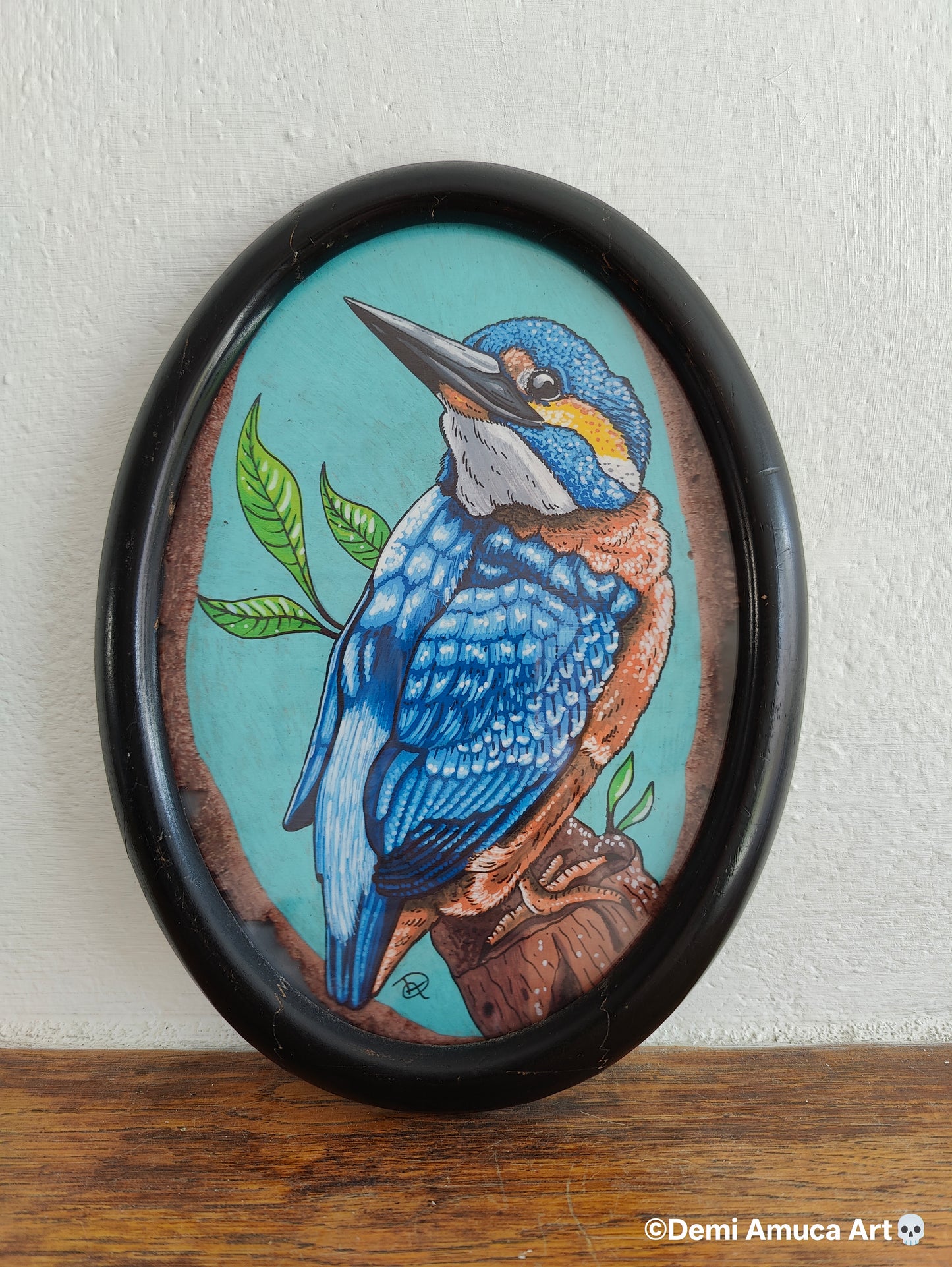Framed Art Print: King Fisher
