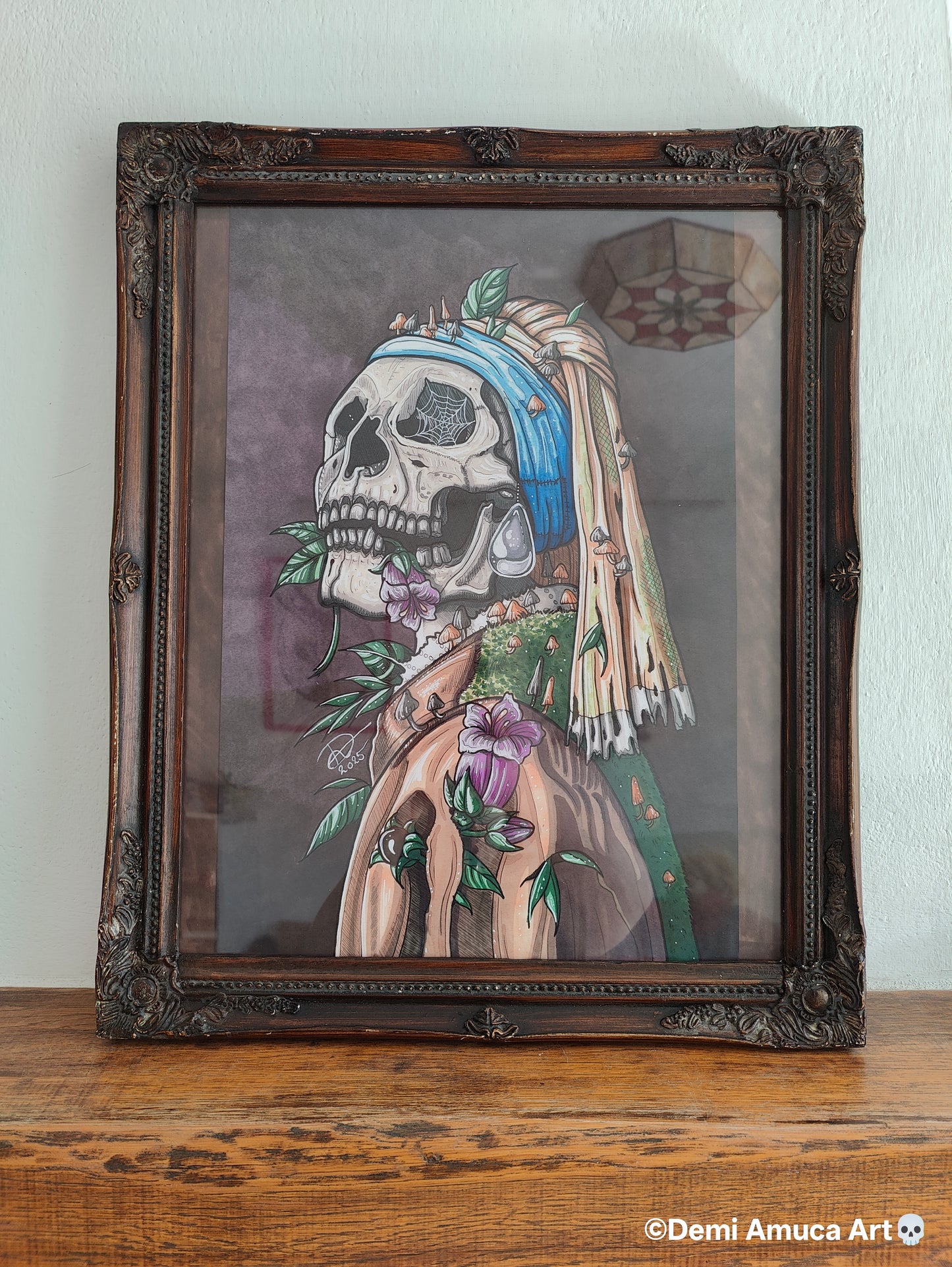 Framed Art Print: My Girl in Decay (No Shipping)
