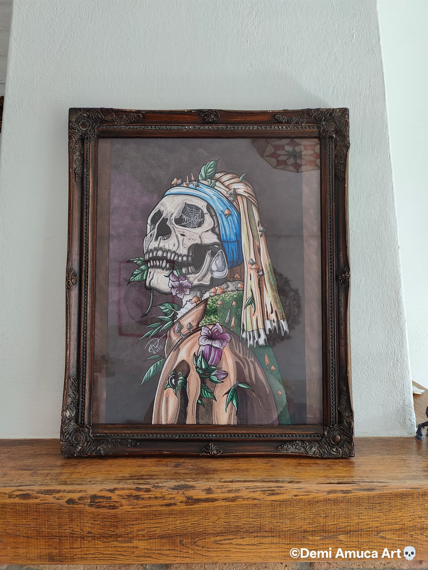 Framed Art Print: My Girl in Decay (No Shipping)