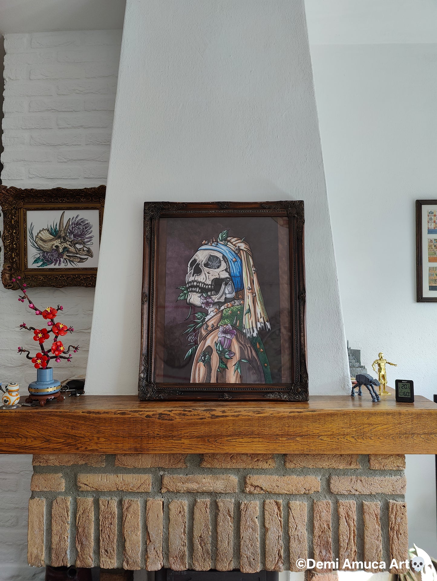 Framed Art Print: My Girl in Decay (No Shipping)