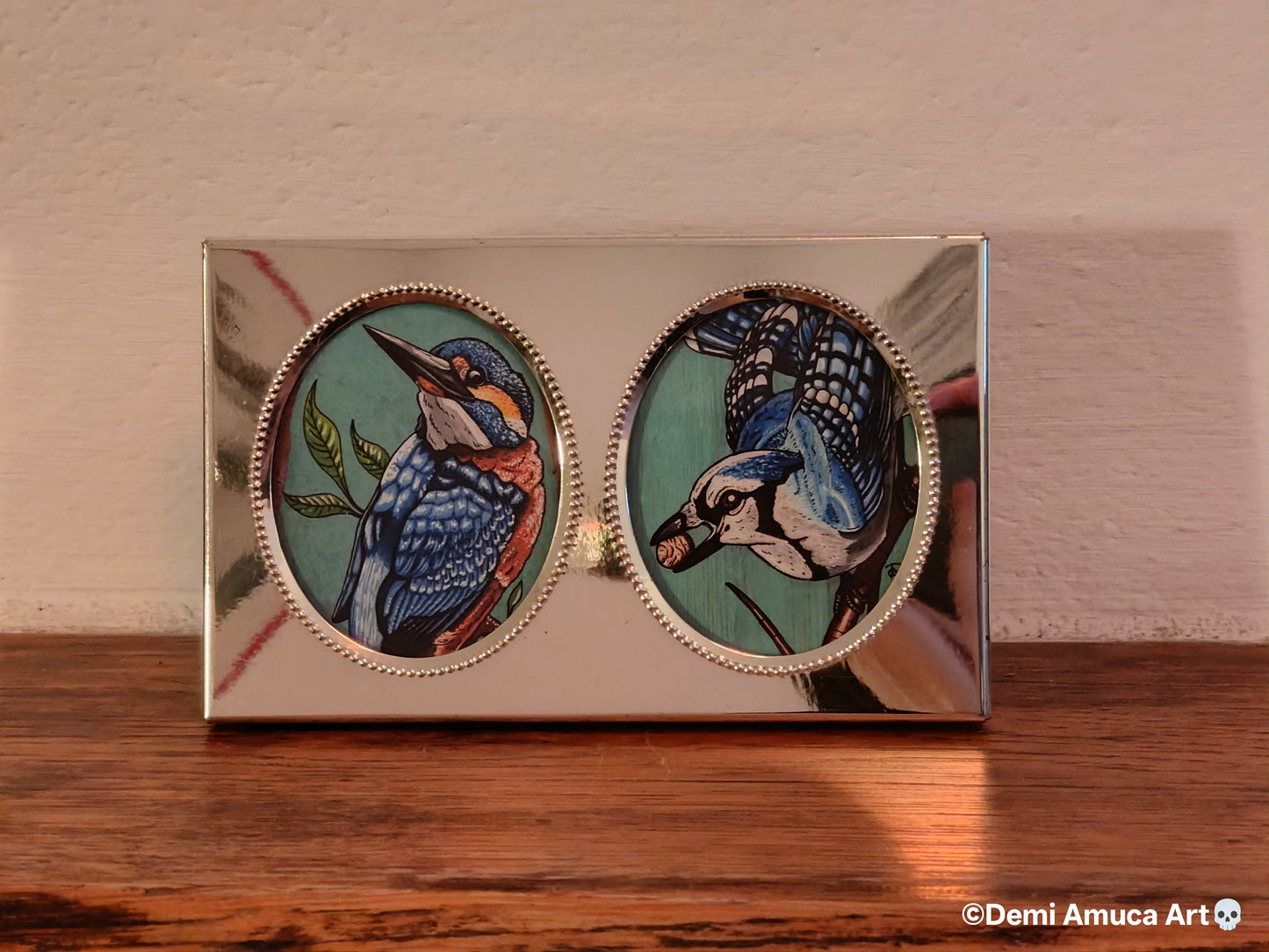 Framed Art Print: King Fisher