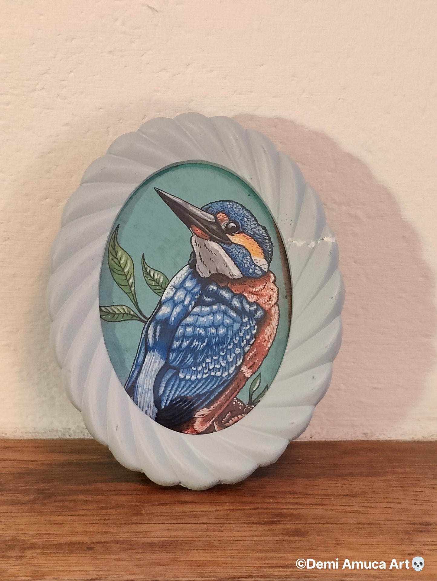 Framed Art Print: King Fisher