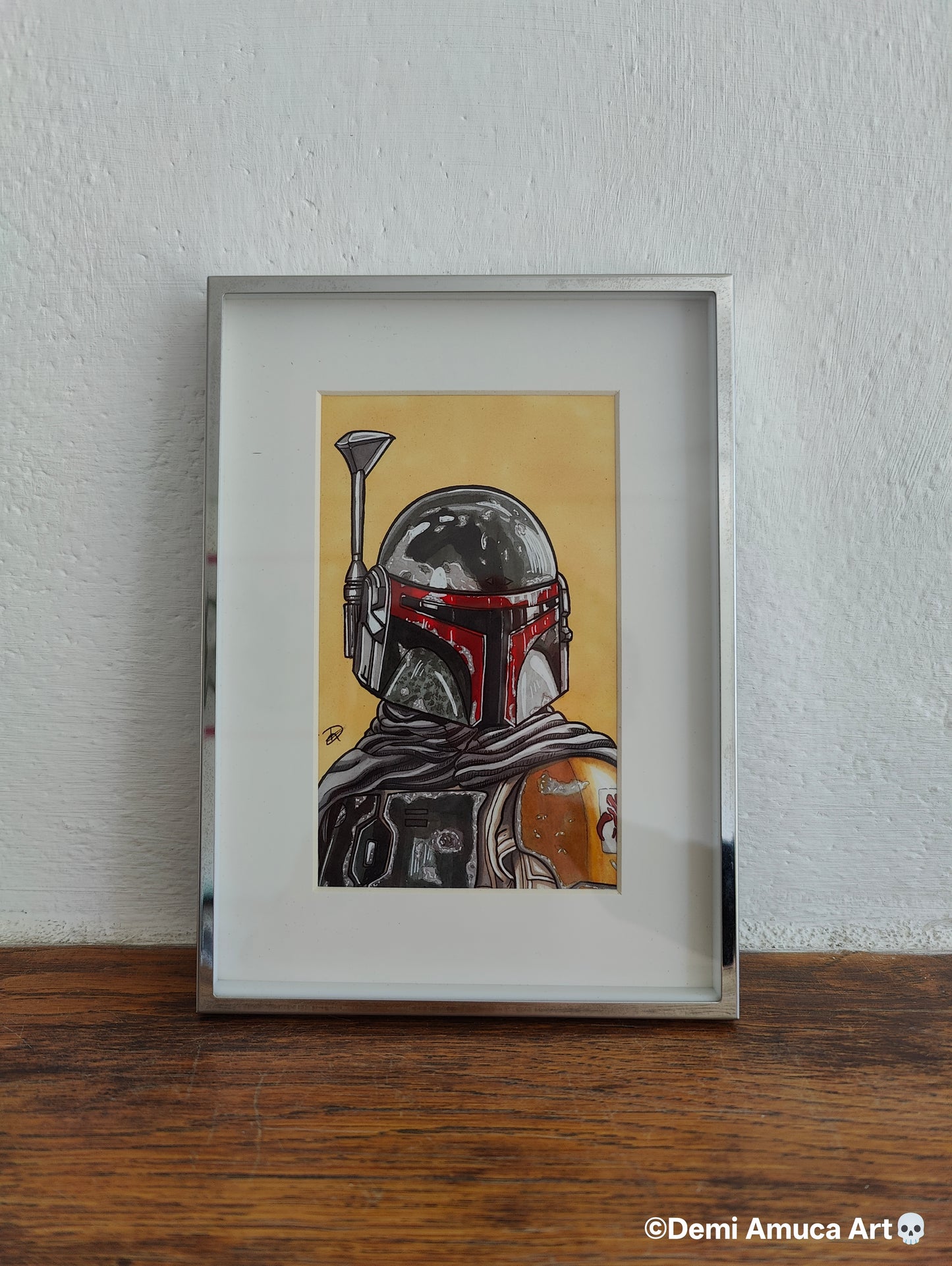 Framed Art Print: Boba Fett