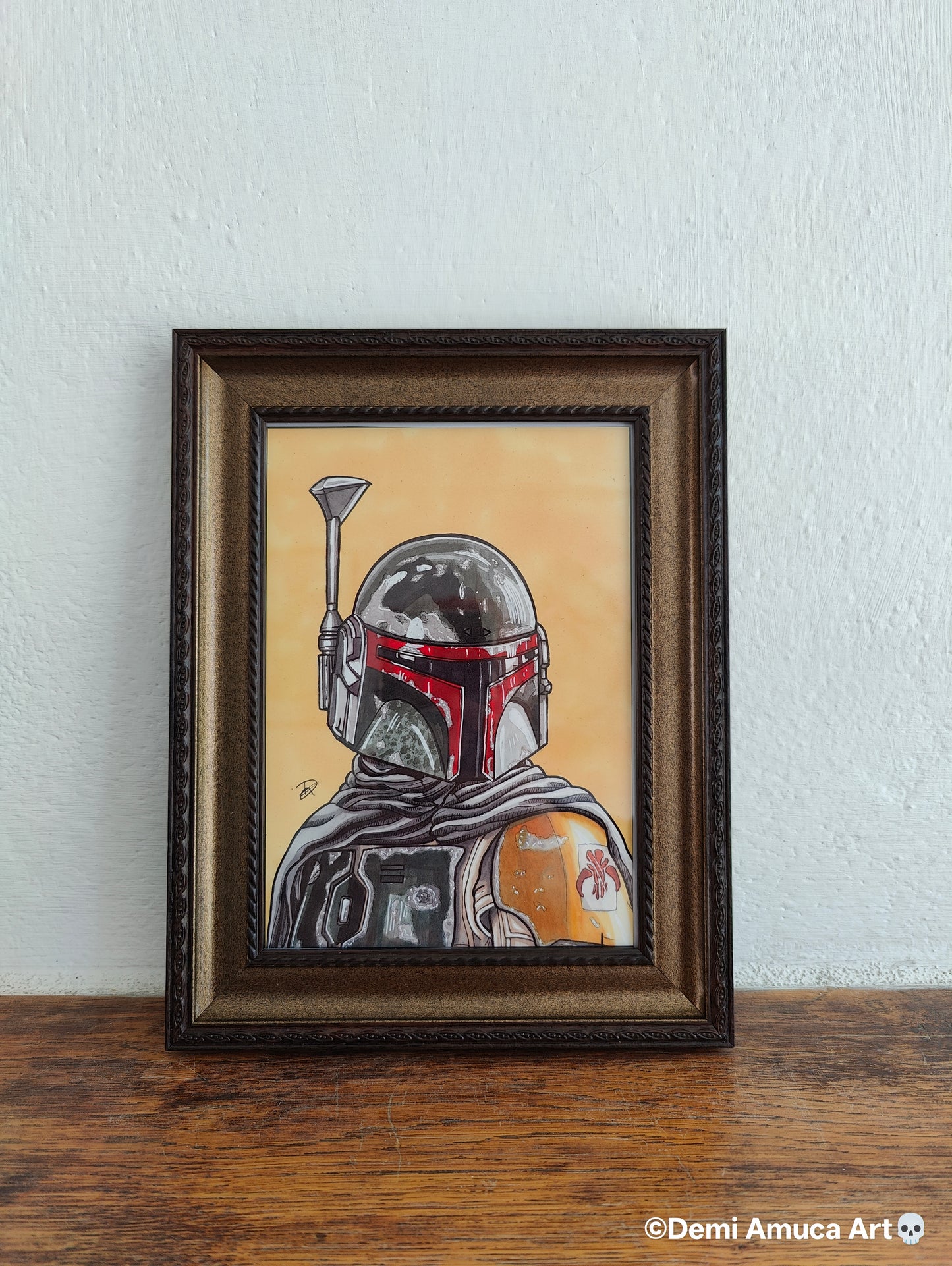 Framed Art Print: Boba Fett