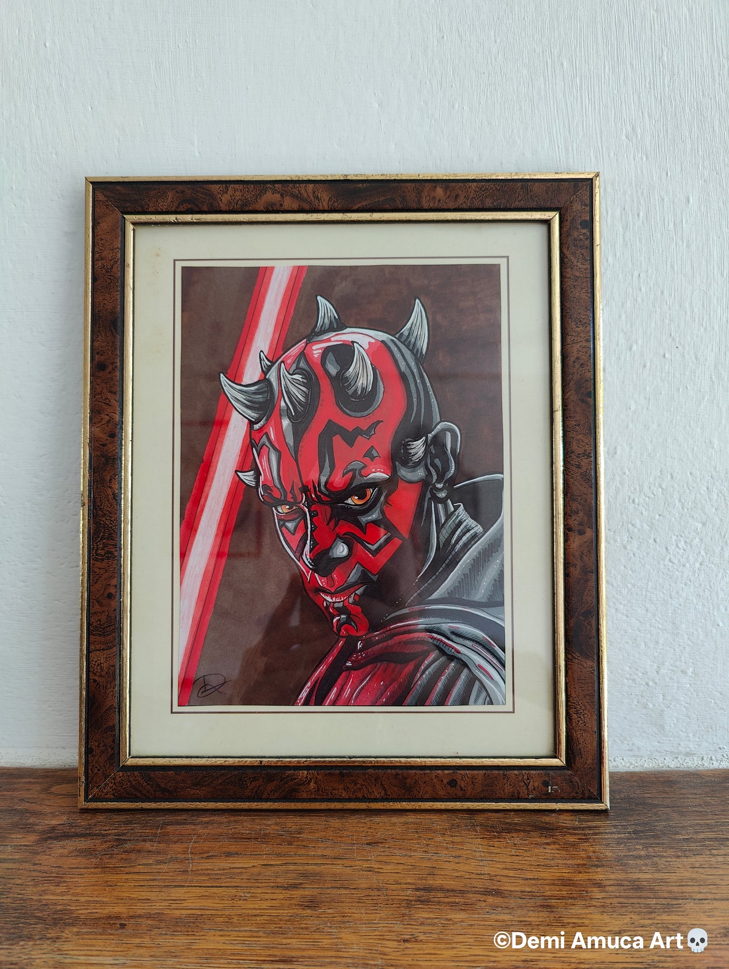 Framed Art Print: Darth Maul