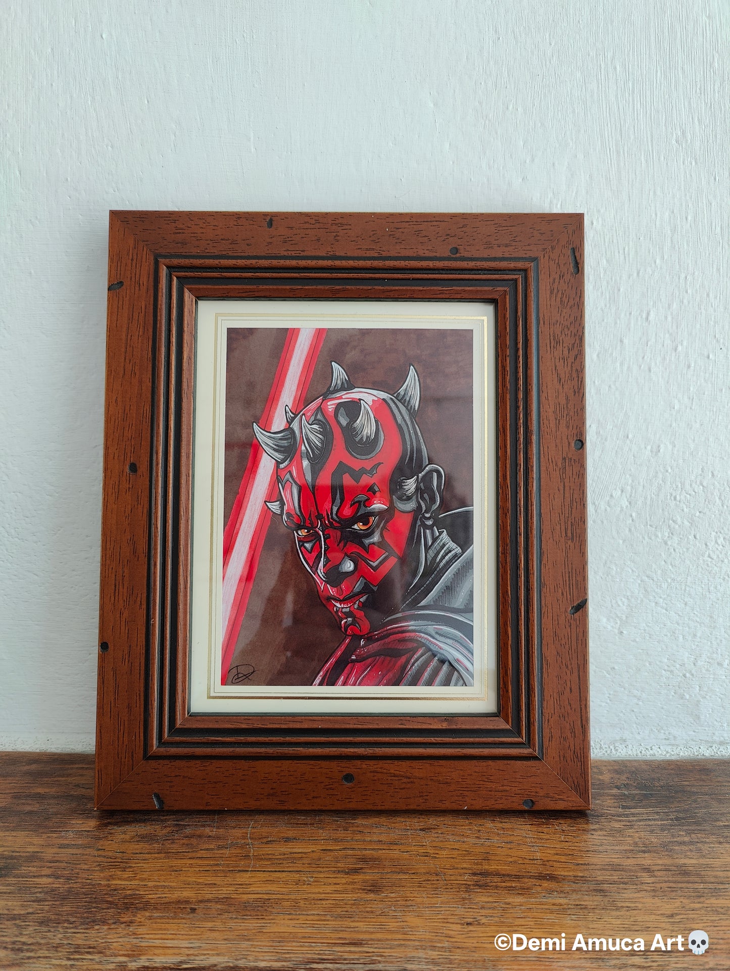 Framed Art Print: Darth Maul