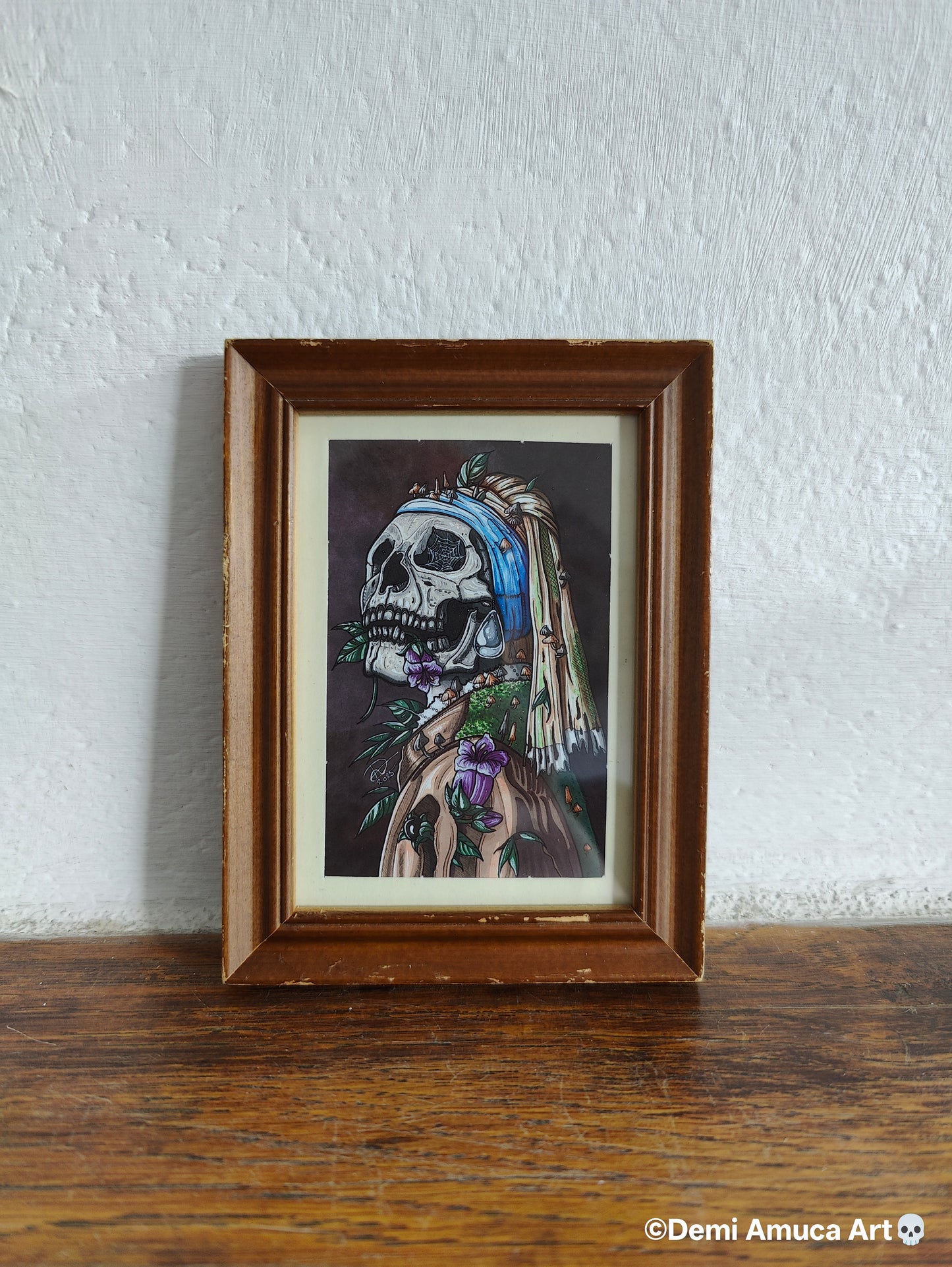 Framed Art Print: My Girl in Decay