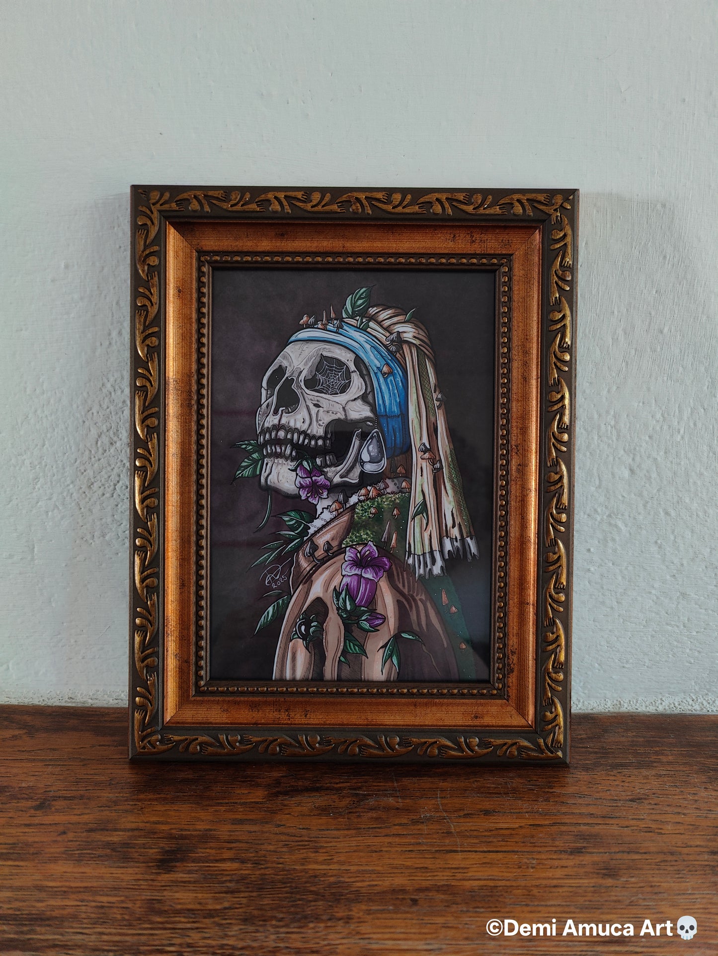 Framed Art Print: My Girl in Decay