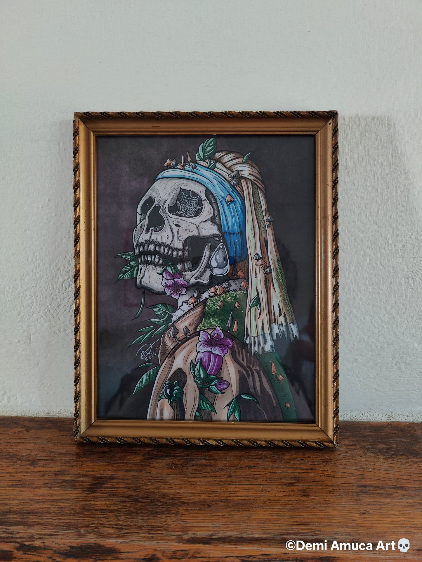 Framed Art Print: My Girl in Decay