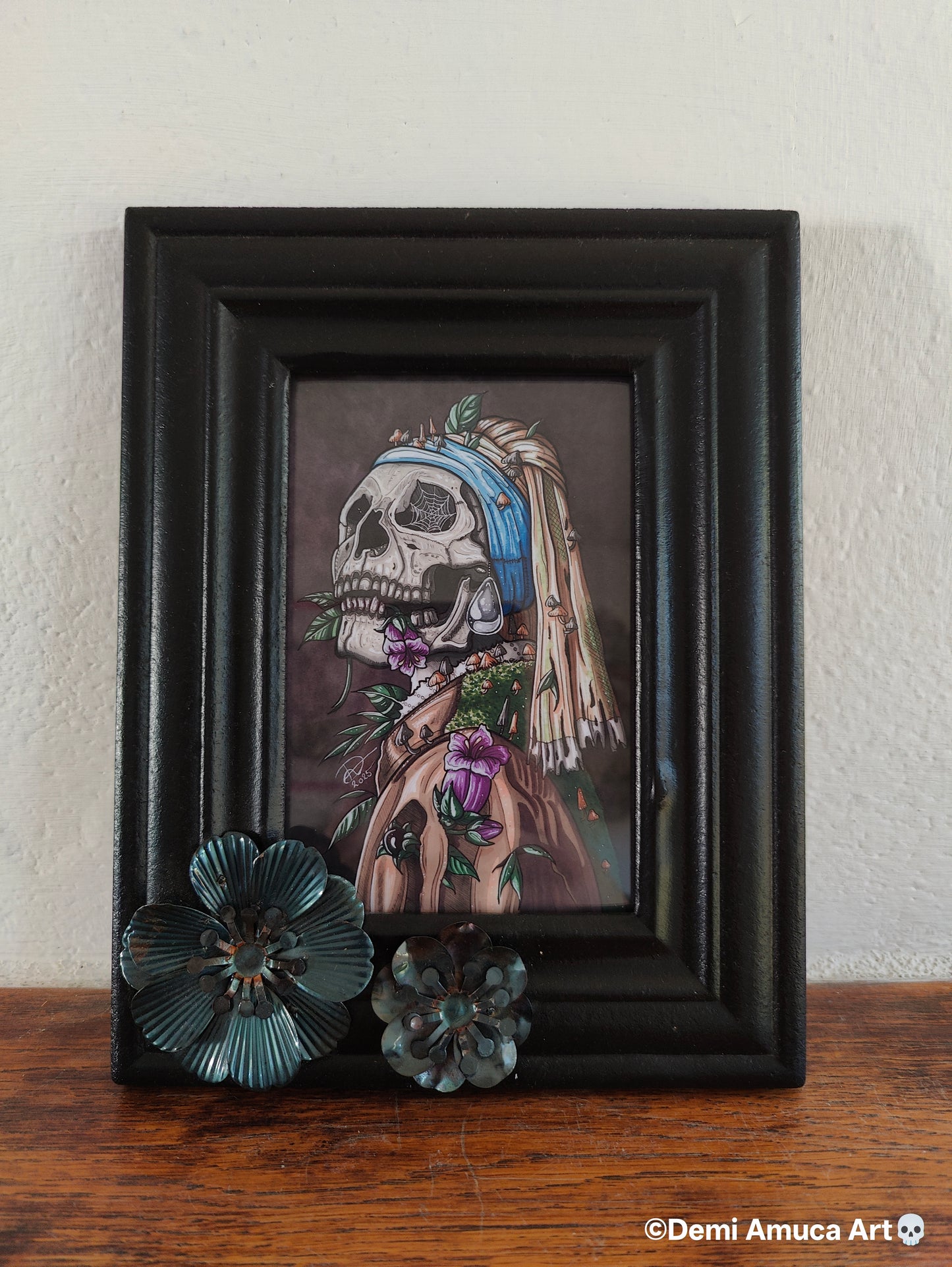 Framed Art Print: My Girl in Decay