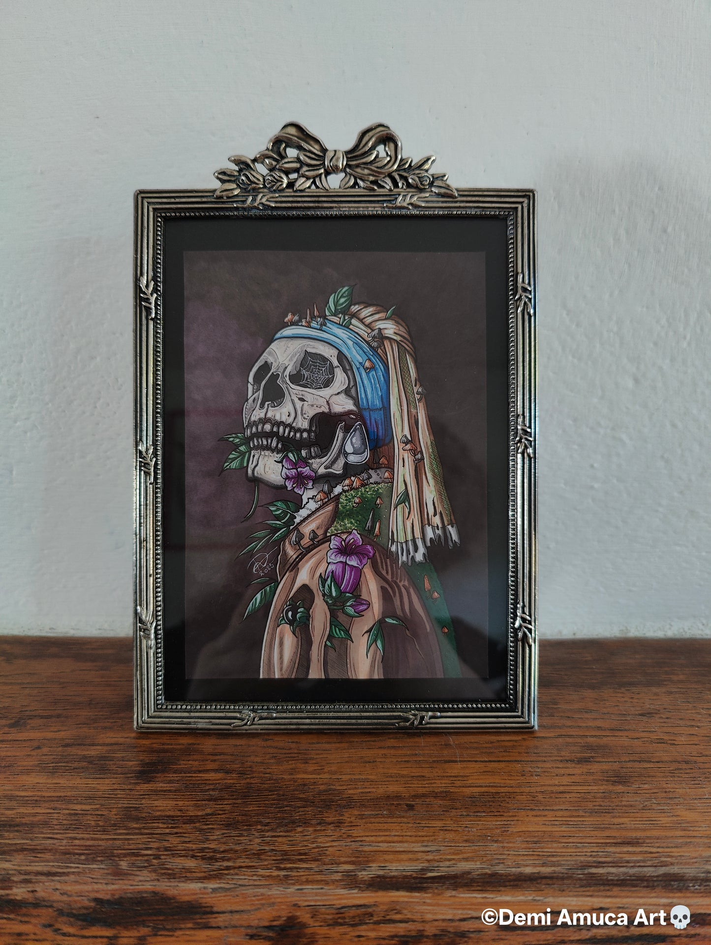 Framed Art Print: My Girl in Decay