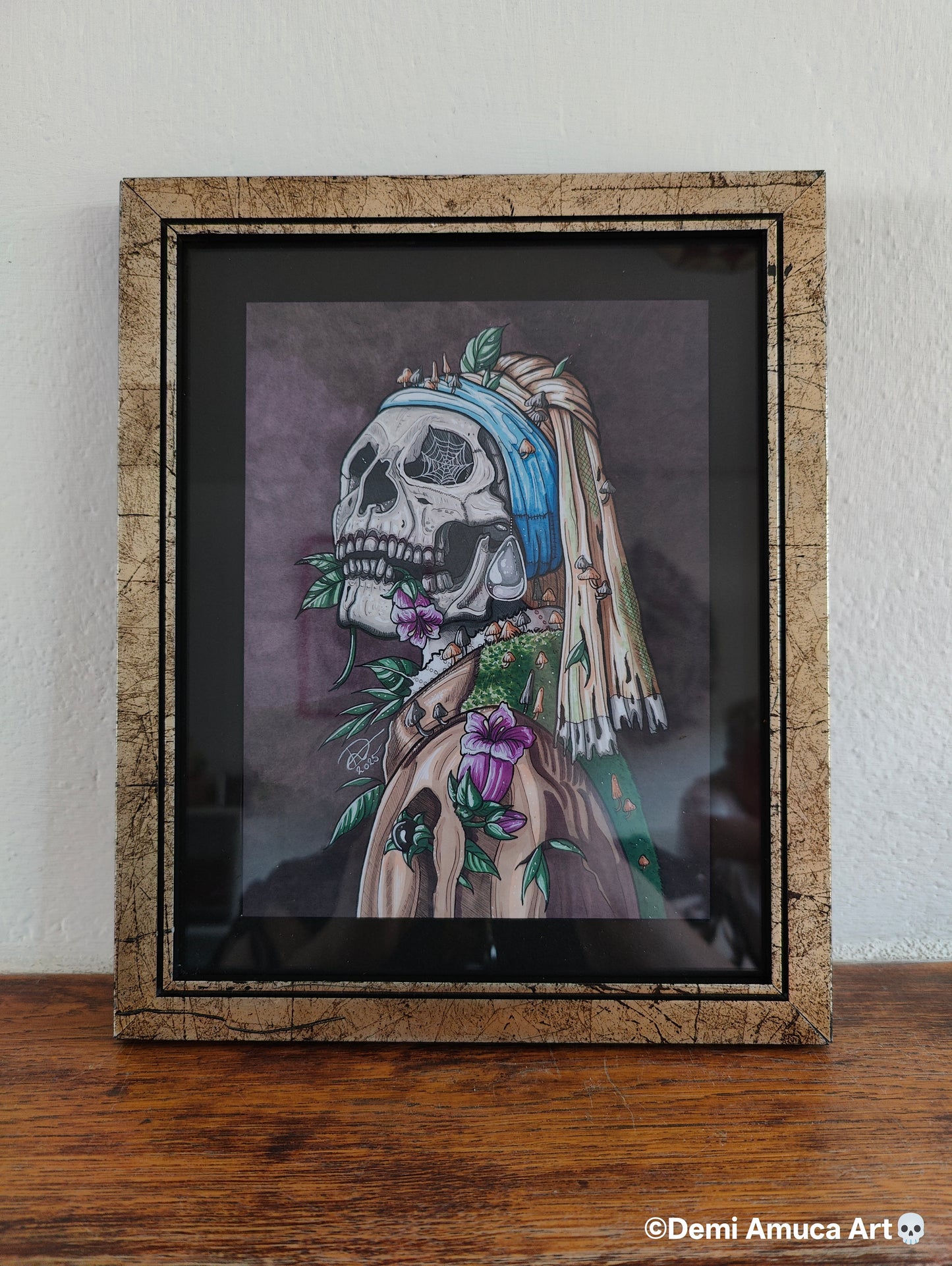 Framed Art Print: My Girl in Decay