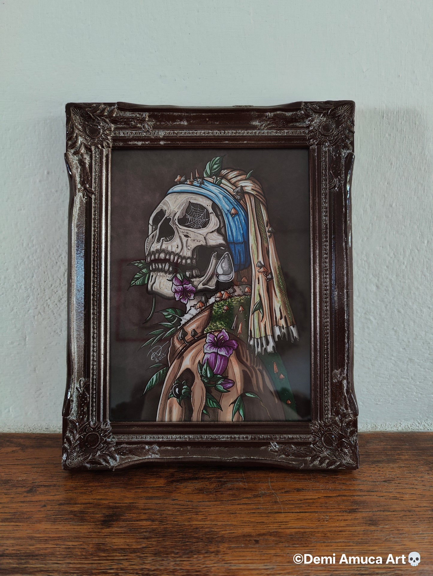 Framed Art Print: My Girl in Decay