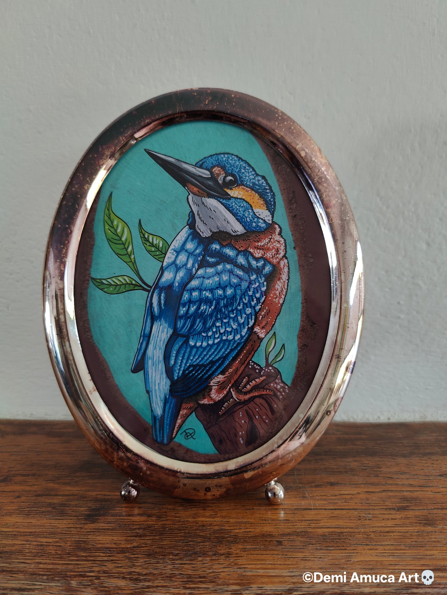 Framed Art Print: King Fisher