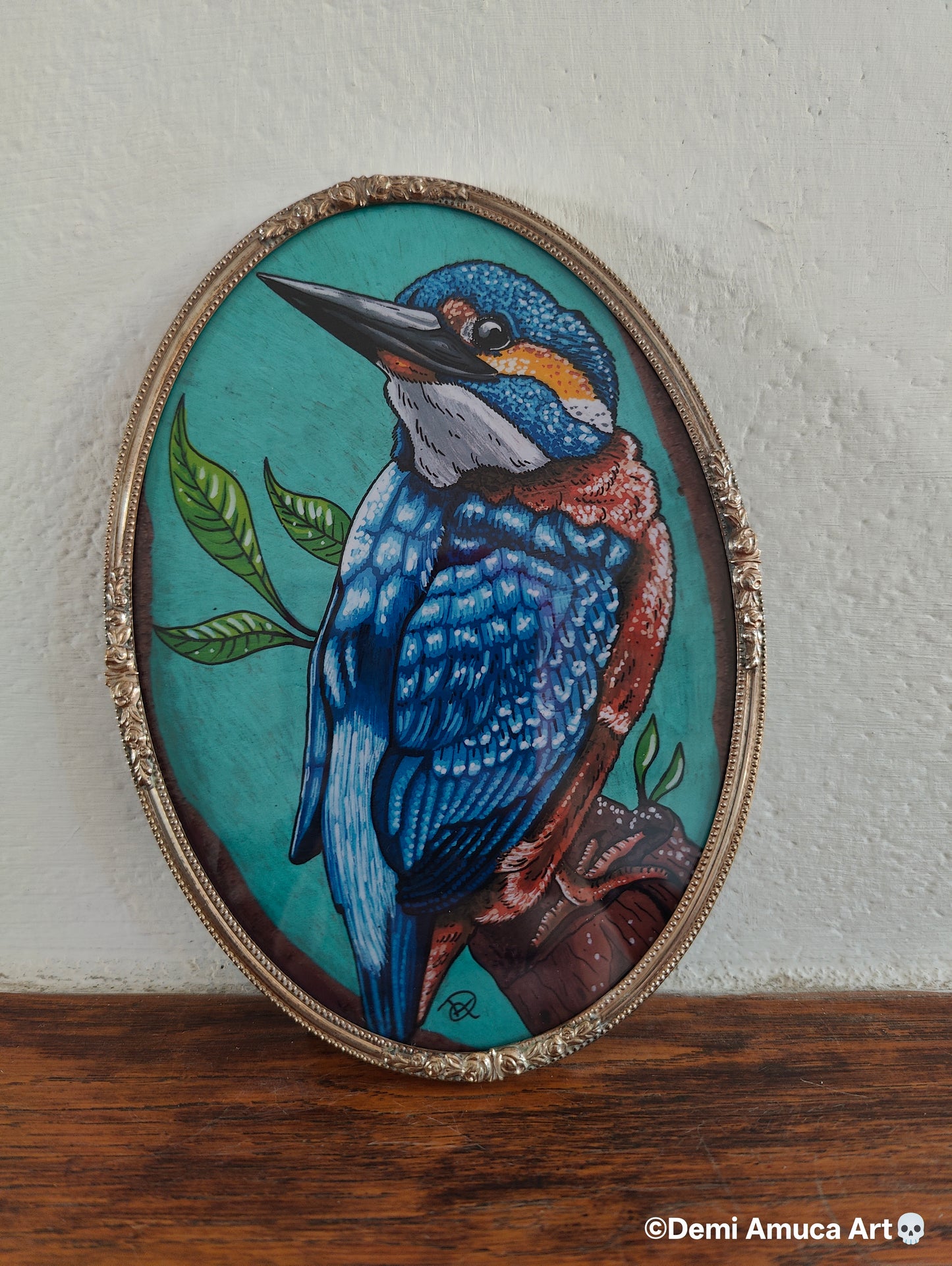Framed Art Print: King Fisher