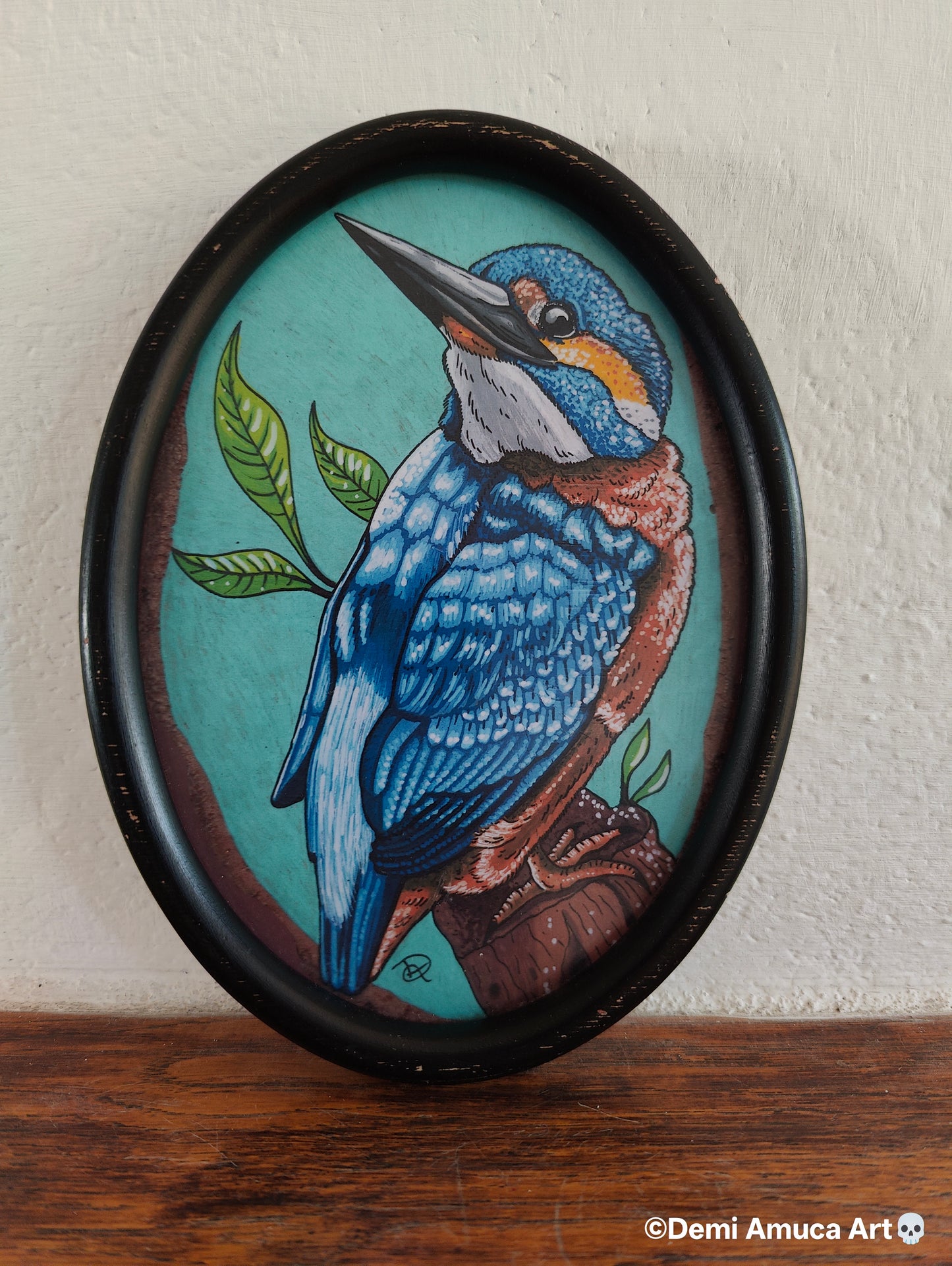Framed Art Print: King Fisher