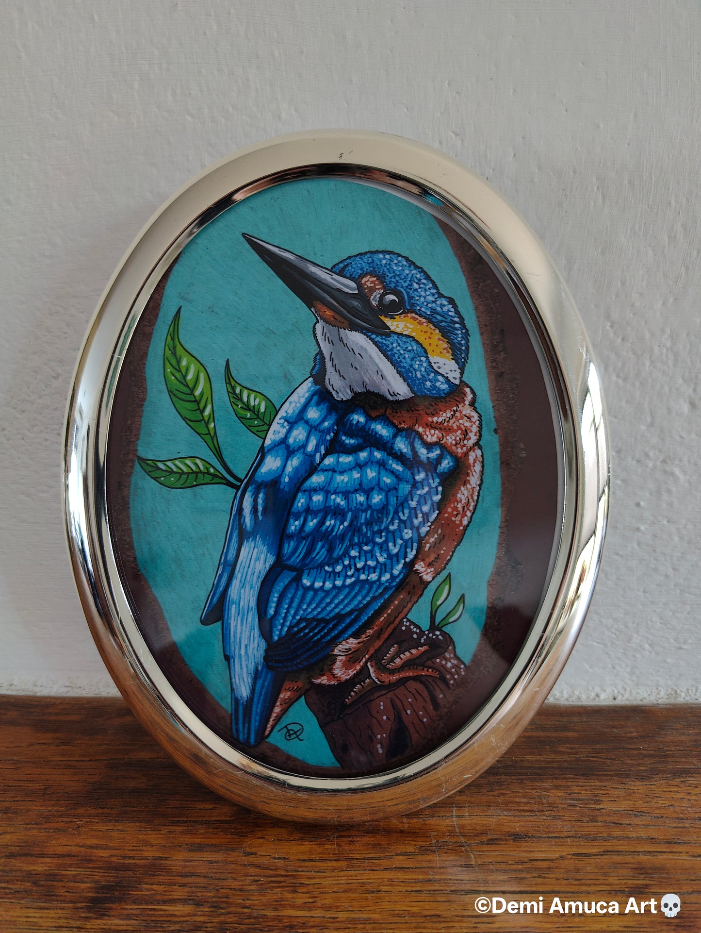 Framed Art Print: King Fisher