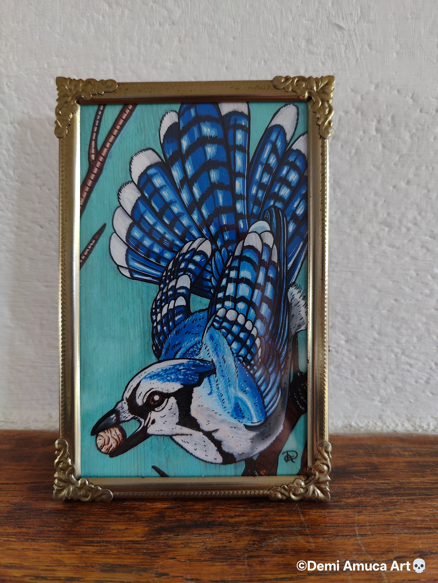 Framed Art Print: Blue Jay