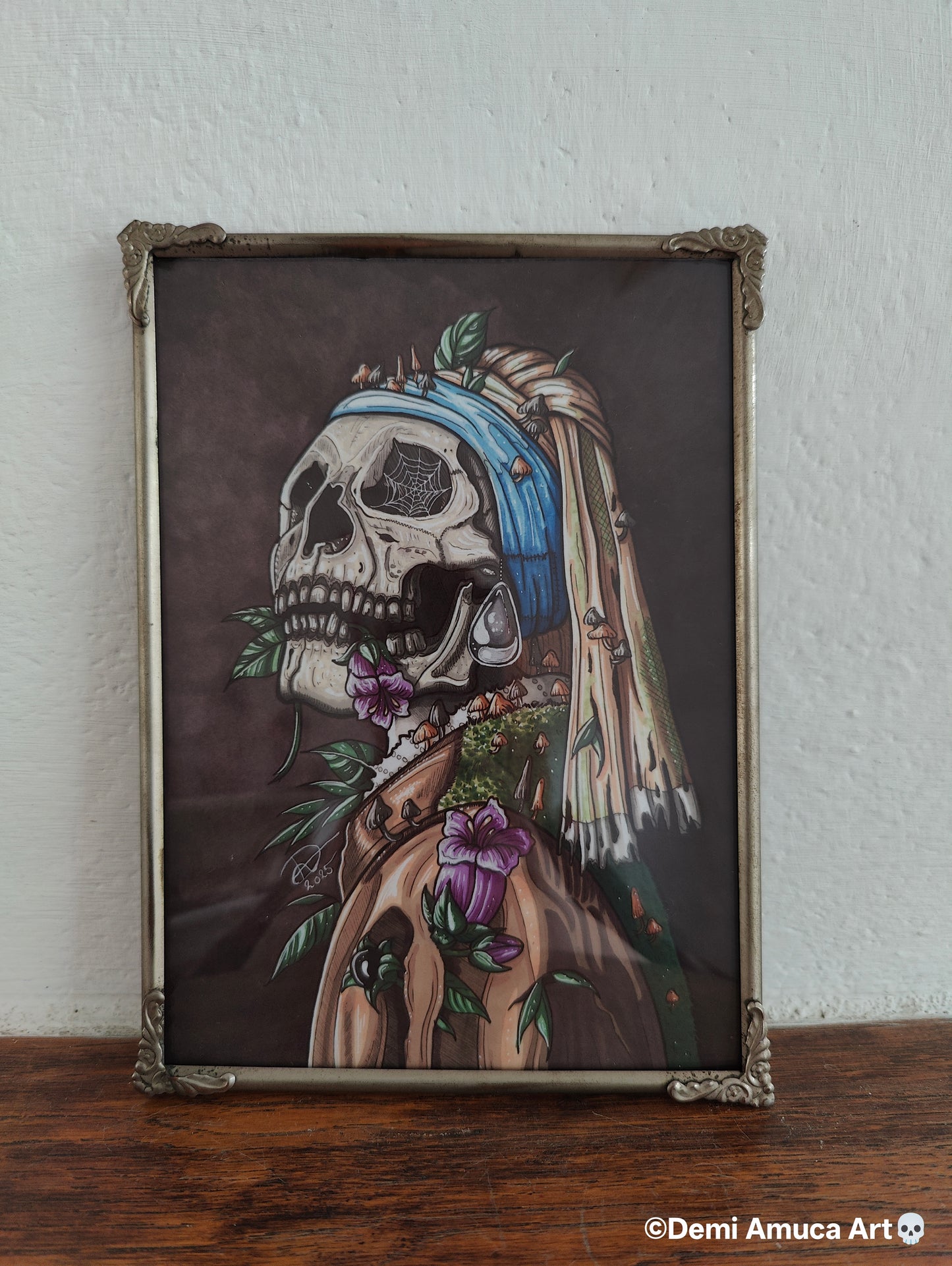 Framed Art Print: My Girl in Decay