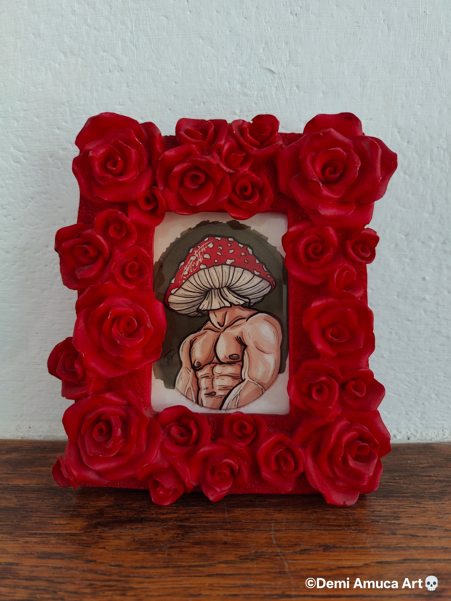 Framed Art Print Amanita Muscaria