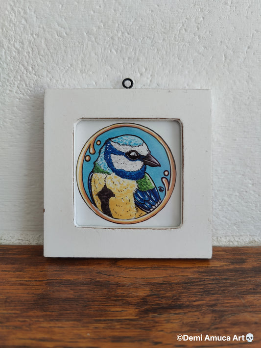 Framed Art Print: Great tit
