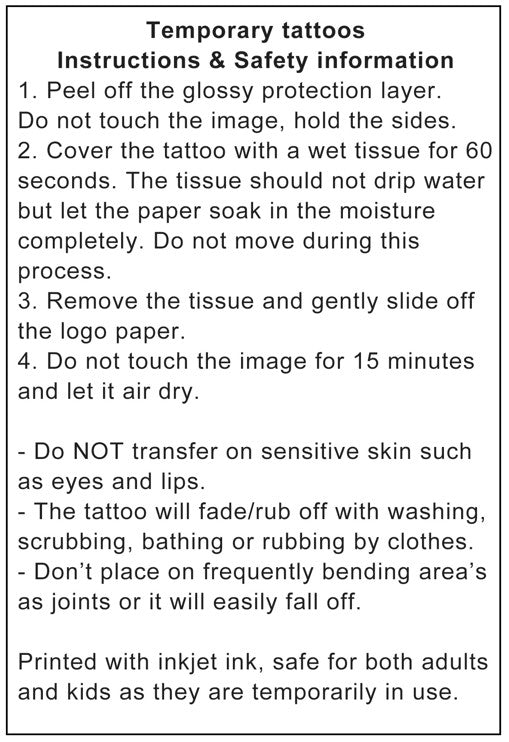 Temporary Tattoo: Billy the Puppet