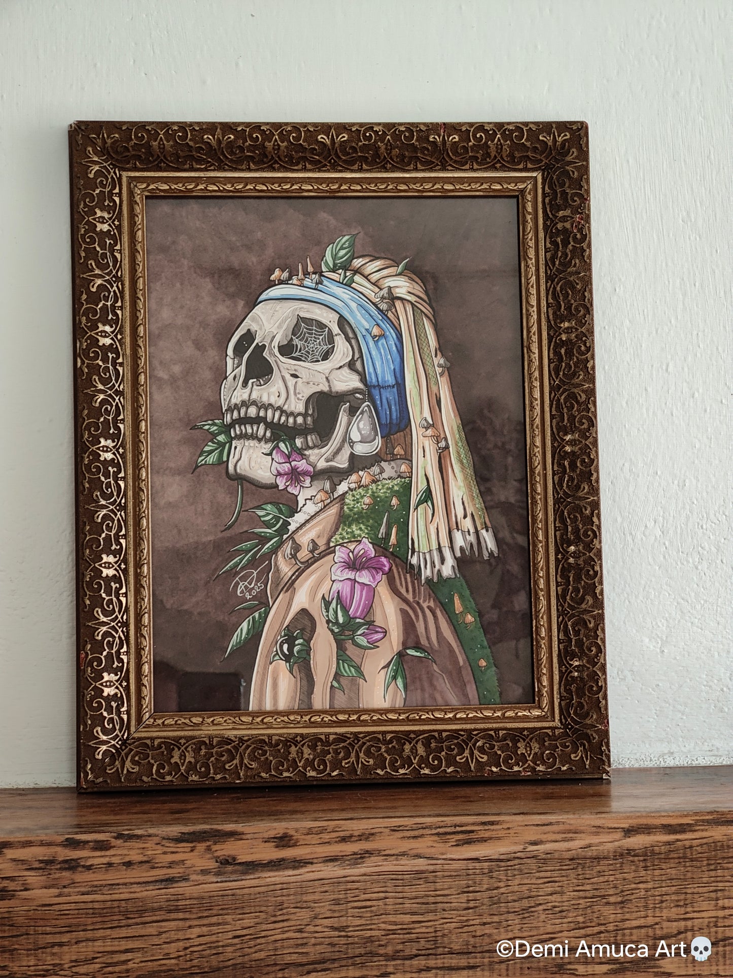 Framed Original: My Girl in Decay (No Shipping)
